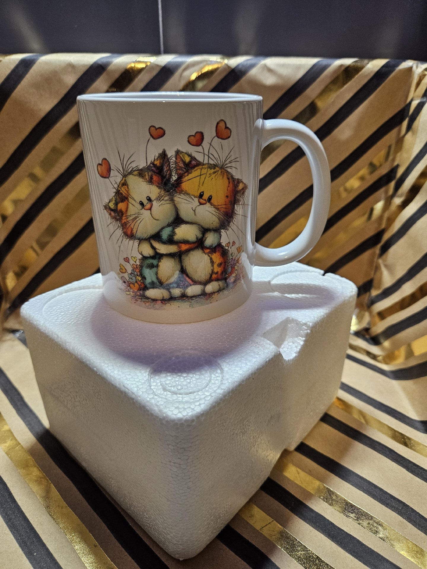 Cute Cat Design Ceramic Mug, Unbranded, One Size, New condition — preloved on SilentSale®