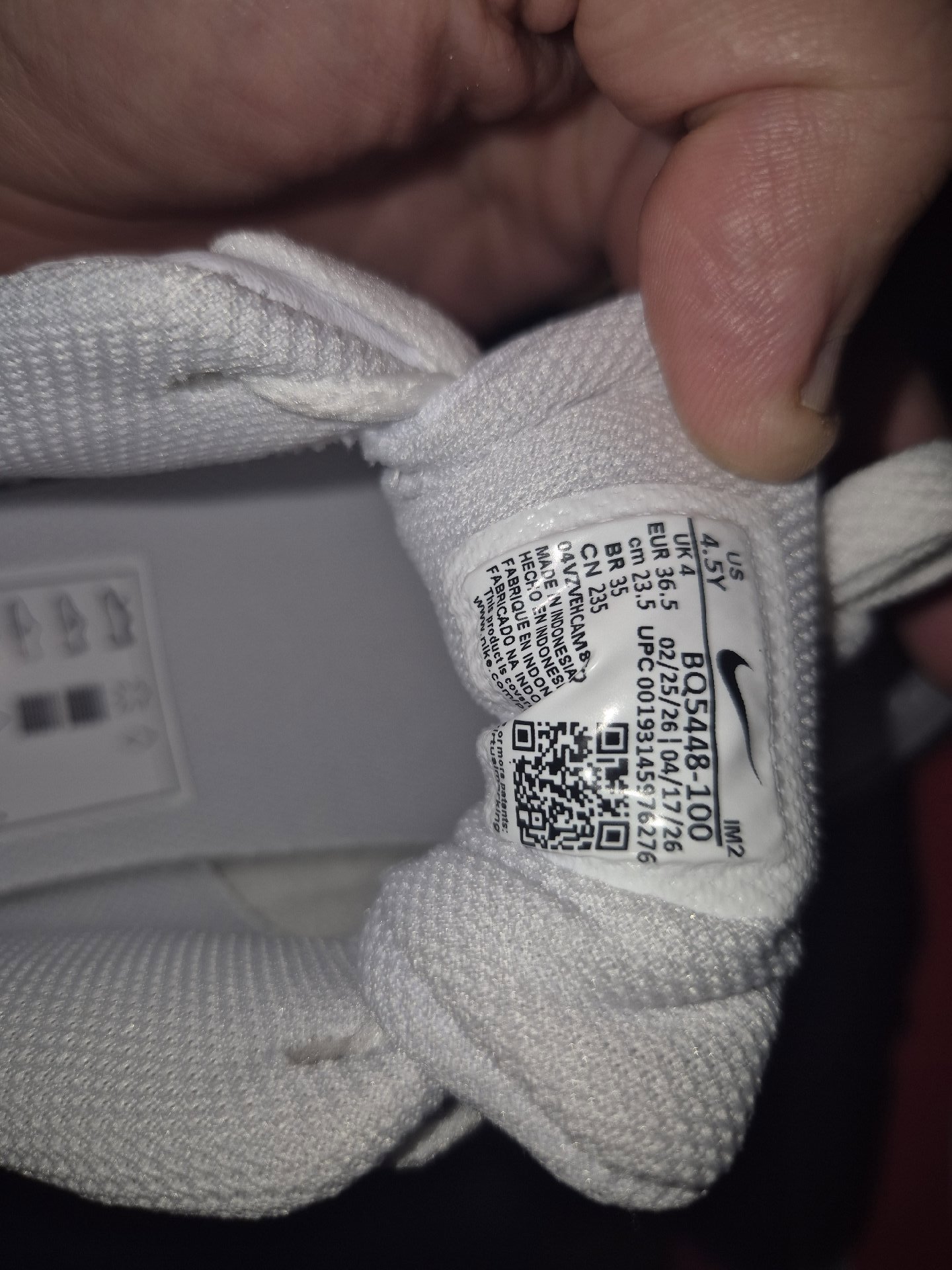 Nike Court Borough Low 2 GS White Trainers – UK 4.5Y, Nike, UK 4.5Y, New condition — preloved on SilentSale®