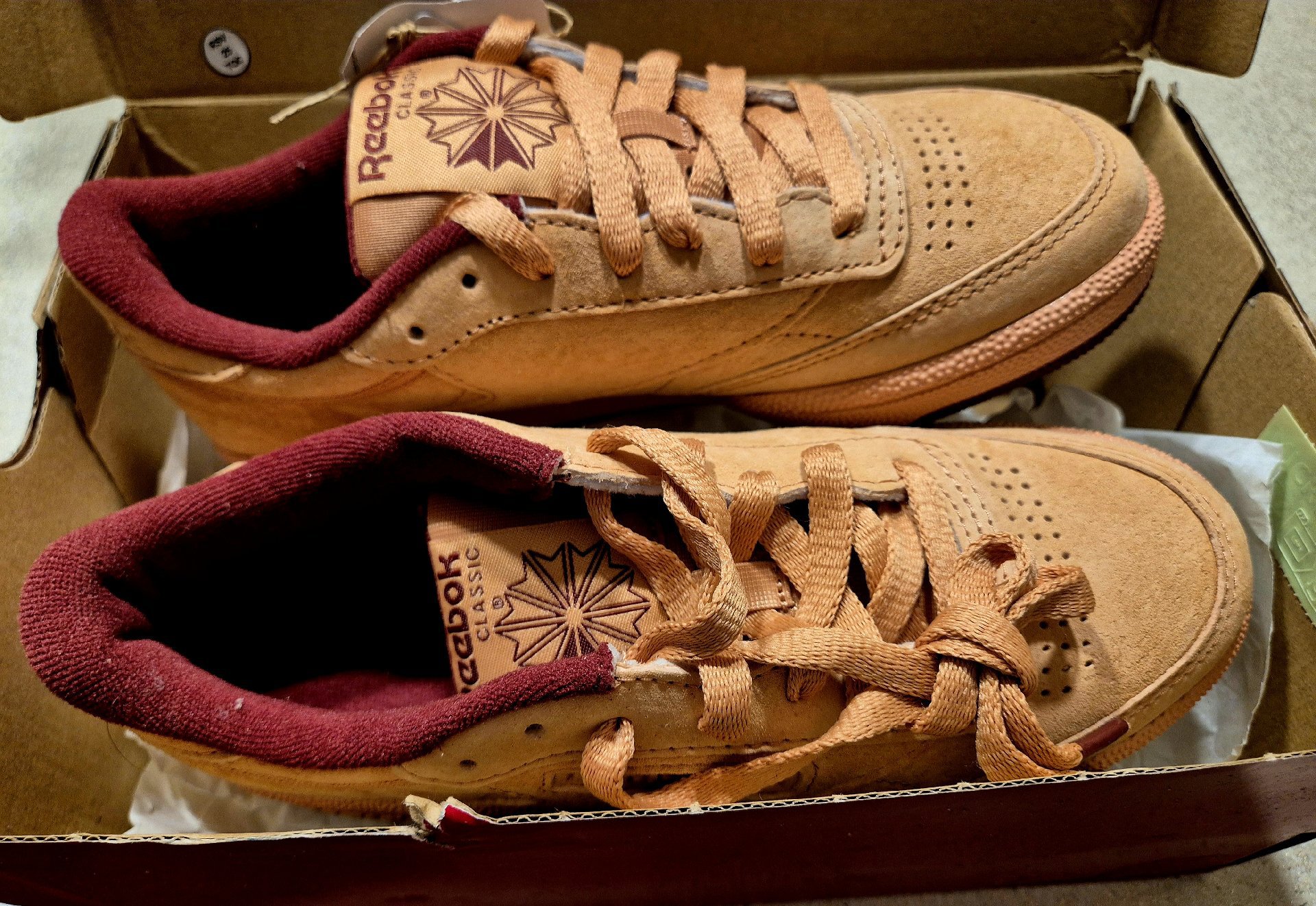 Reebok Club C 85 Suede Trainers – UK 2.5, Reebok, 2.5, New condition — preloved on SilentSale®
