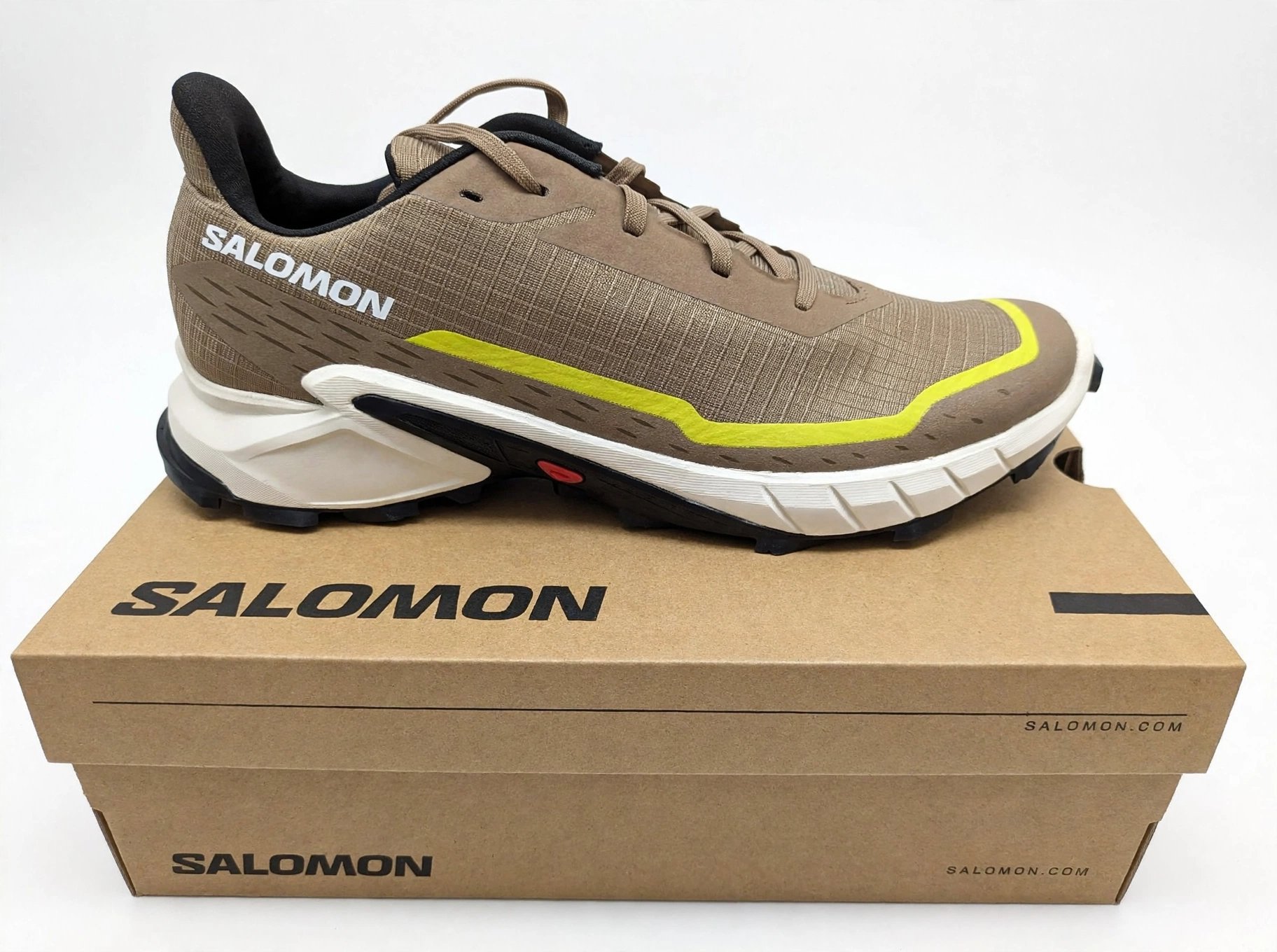 Salomon Alpha Cross 5 Brown Trail Running Shoes, Salomon, 10.5, New condition — preloved on SilentSale®
