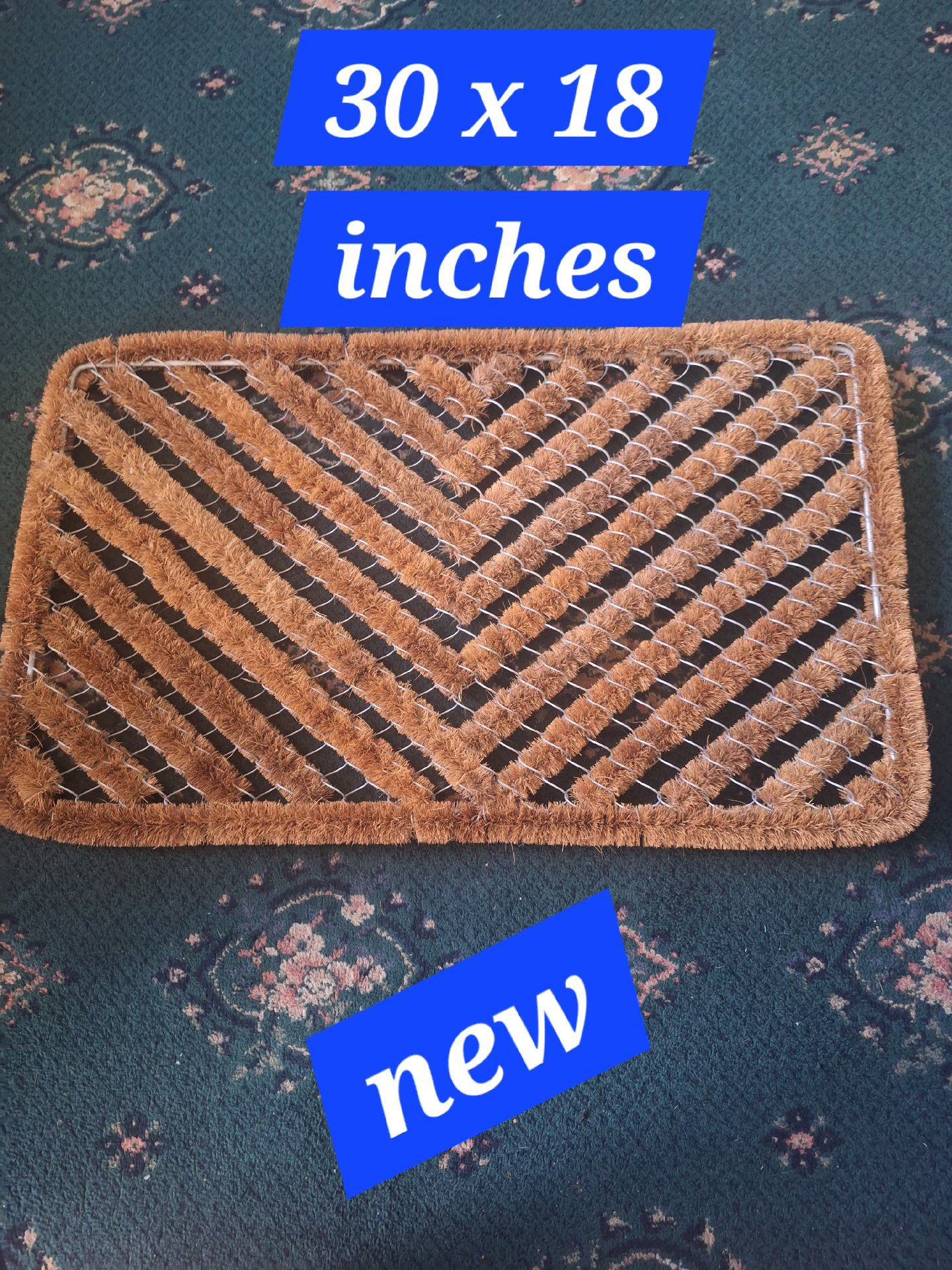 New doof mat, Unbranded, 30 x 18 inches, New condition — preloved on SilentSale®