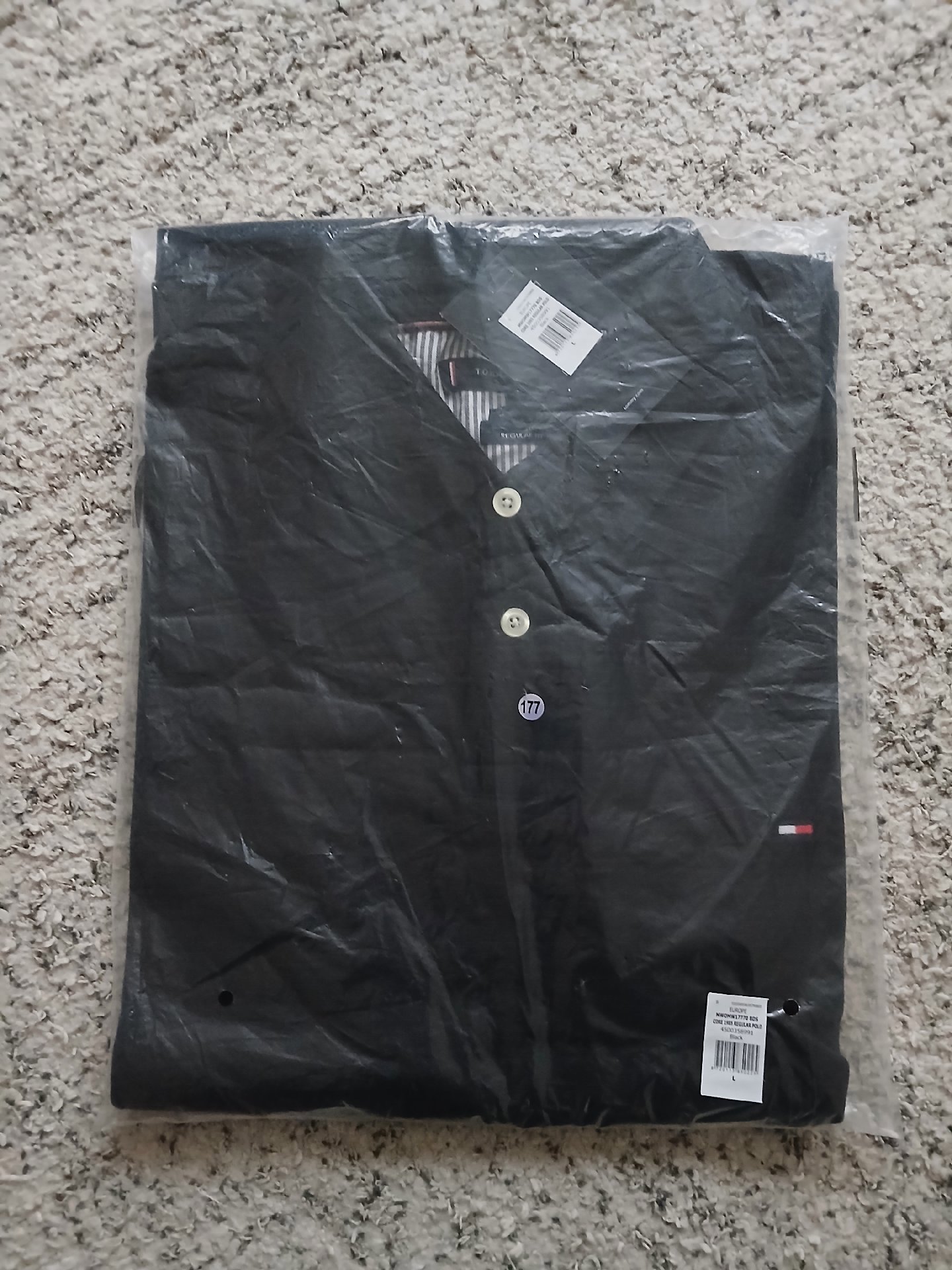 Tommy hilfiger mens polo shirt black size large new with tags, Tommy Hilfiger, L, New condition — preloved on SilentSale®
