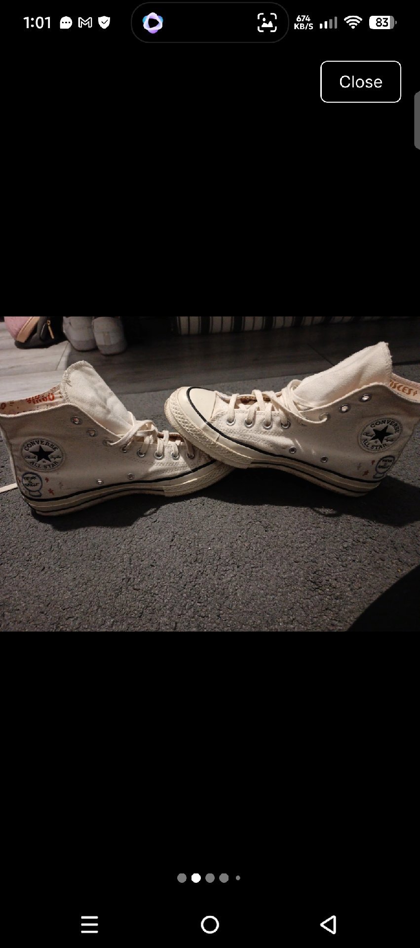 Converse Chuck Taylor All Star Zodiac Print High Top Trainers, Converse, 8, Good condition — preloved on SilentSale®