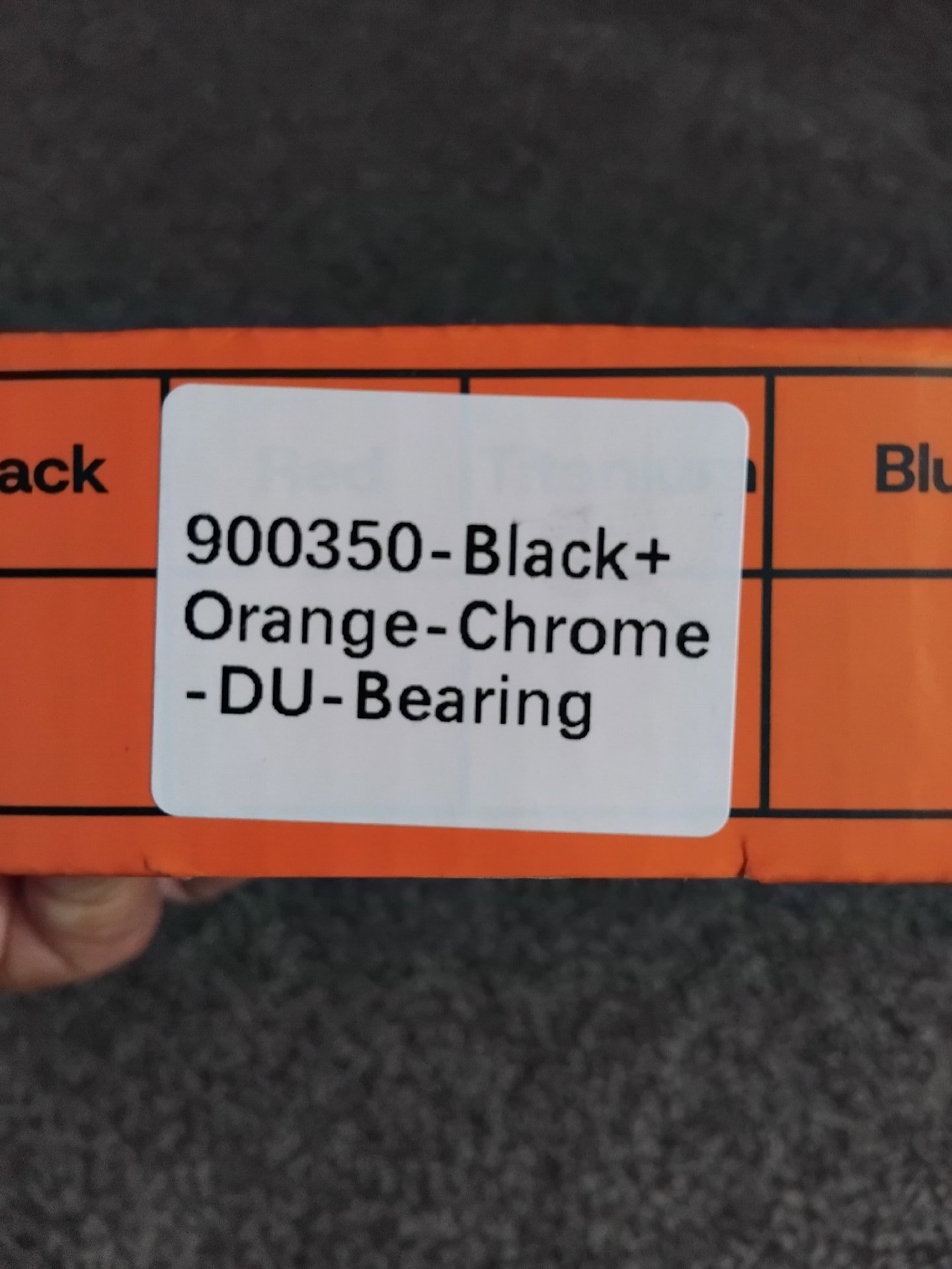 Bucklos Black and Orange Chrome DU Bearing Bike Pedals, Bucklos, One Size, New condition — preloved on SilentSale®