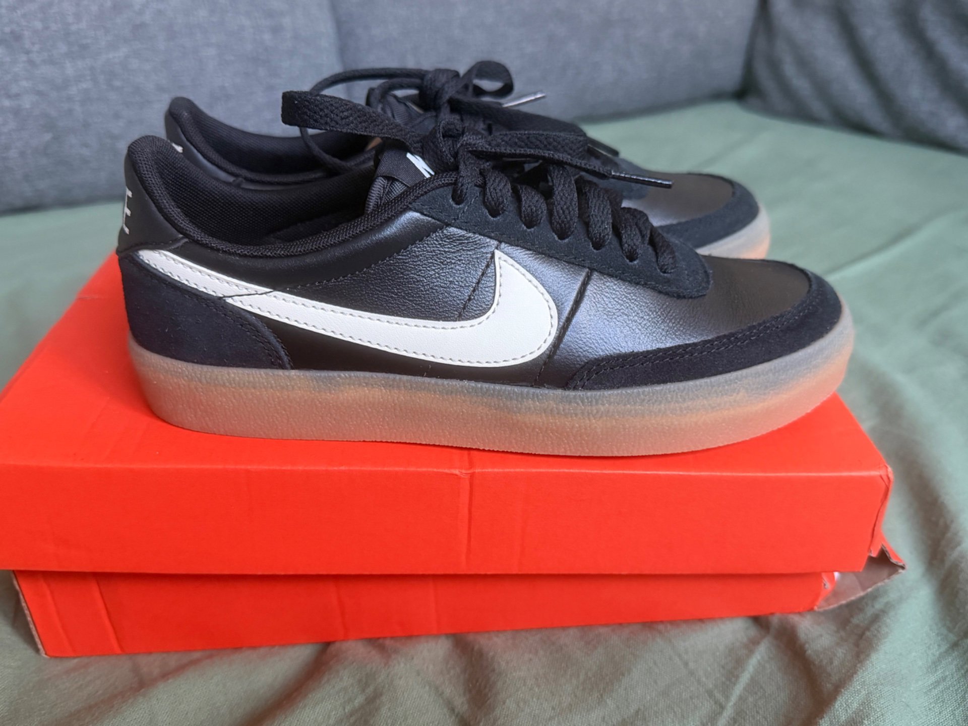 Brand new Nike Killshot 2 trainers in Black/Sail-Gum, Nike, 3.5, New condition — preloved on SilentSale®