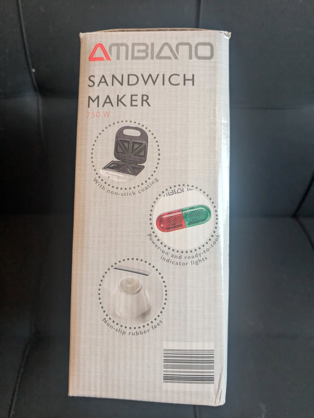 Ambiano 2 slice sandwich toaster panini press electric deep fill toastie maker, Ambiano, Medium, New condition — preloved on SilentSale®