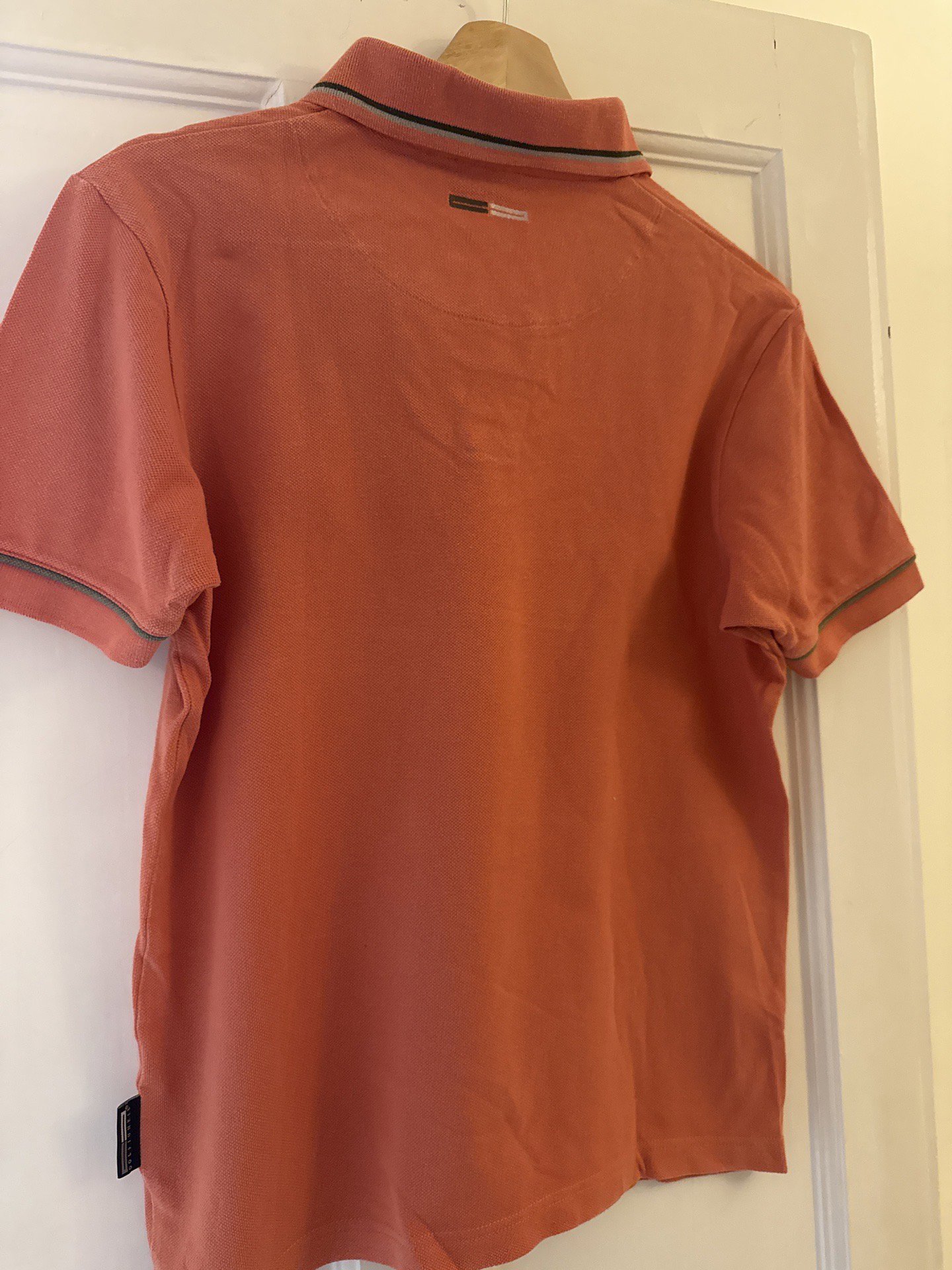 Golf Junkie Orange Polo Shirt – Size S, Golf Junkie, S, Excellent condition — preloved on SilentSale®