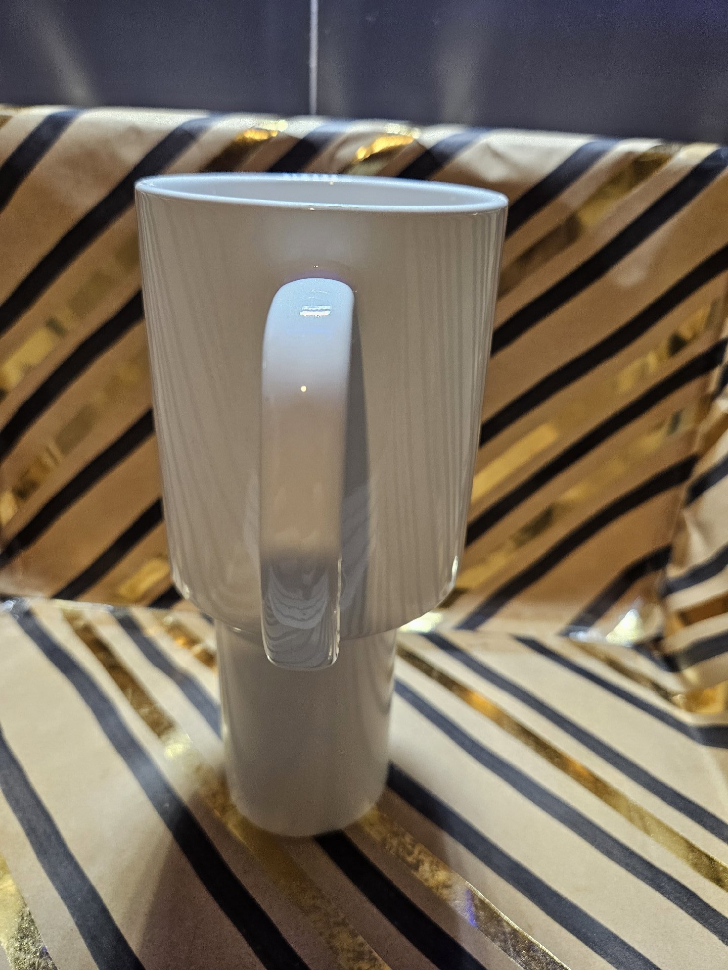 White Ceramic Mug with Humorous Quote, Unbranded, One Size, New condition — preloved on SilentSale®