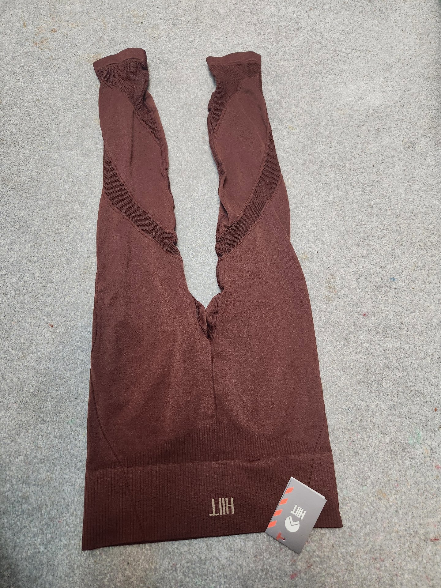 HIIT Brown Seamless Leggings, Hiit, 6, New condition — preloved on SilentSale®