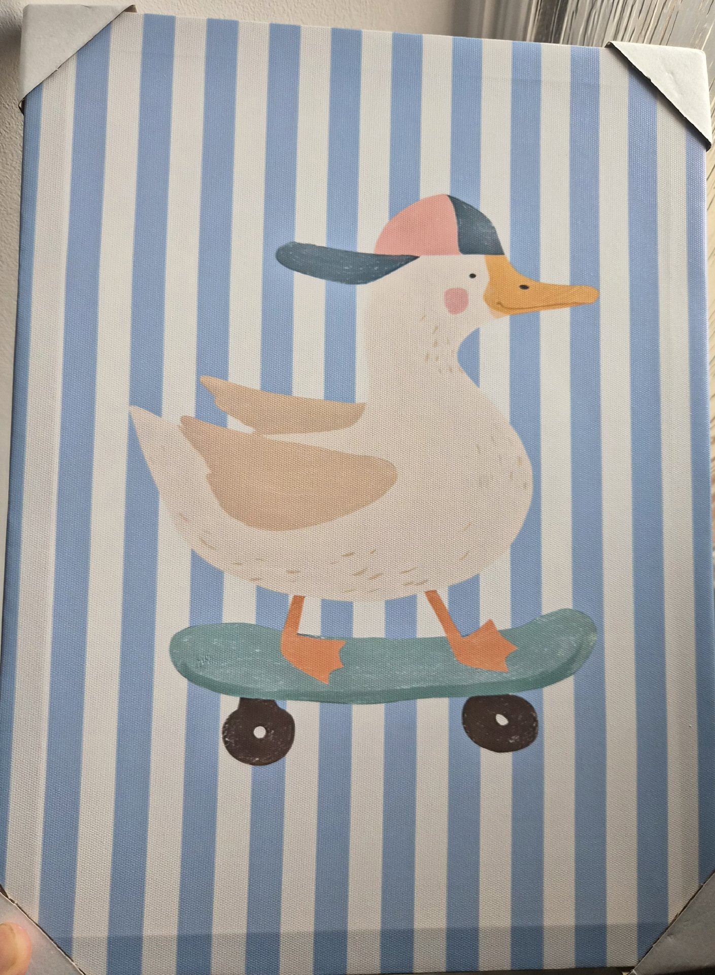 Duck On Skateboard Wall Art Canvas Print, Unbranded, Medium, New condition — preloved on SilentSale®