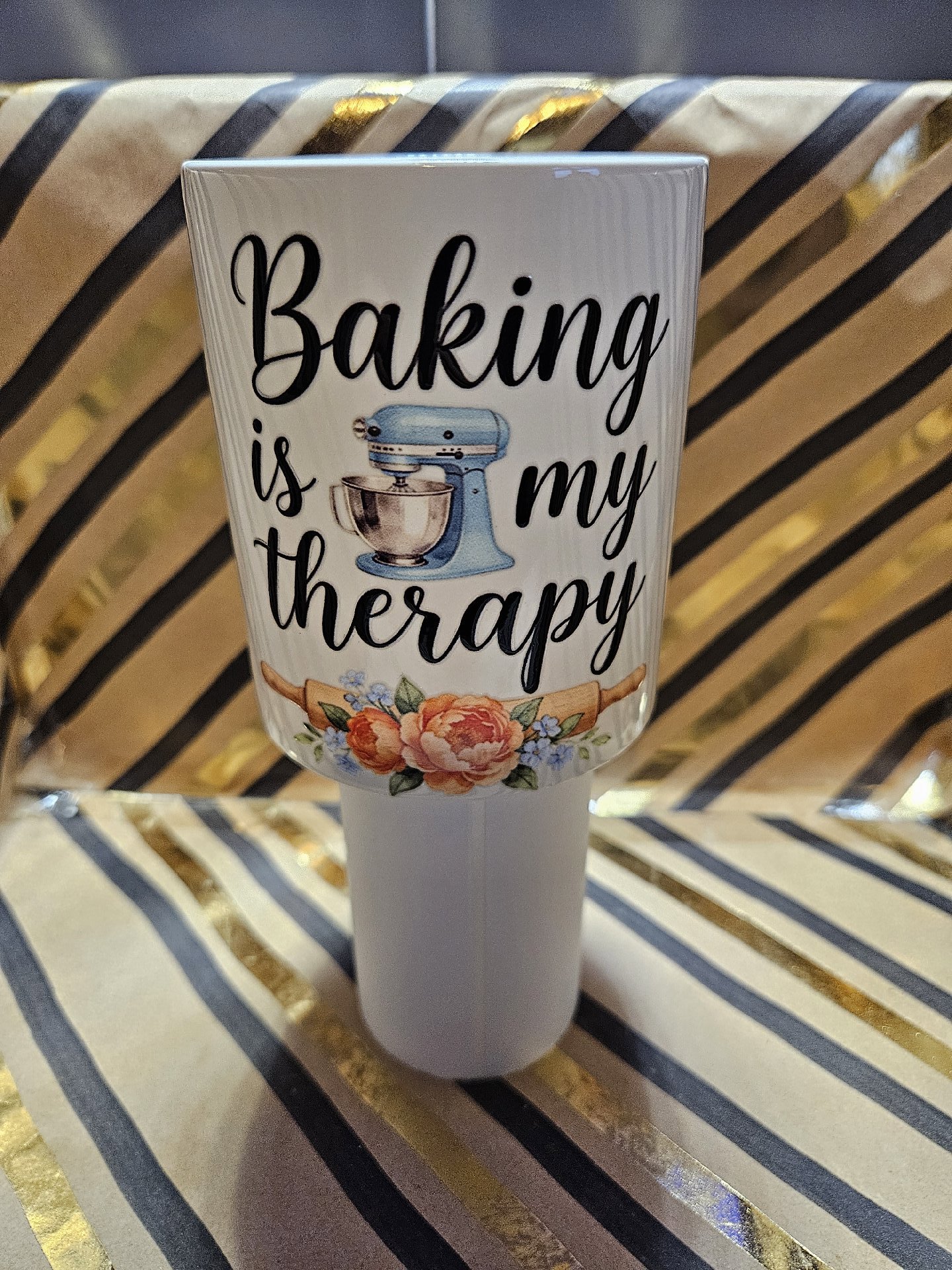 Ceramic Mug Baking Is My Therapy Design, Unbranded, One Size, New condition — preloved on SilentSale®