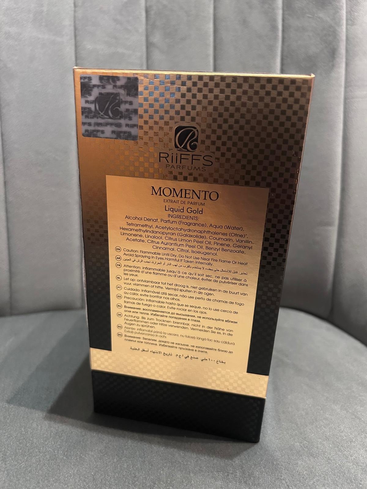 Riiffs Momento Liquid Gold Extrait De Parfum 100ml, Riiffs, 100ml, New condition — preloved on SilentSale®