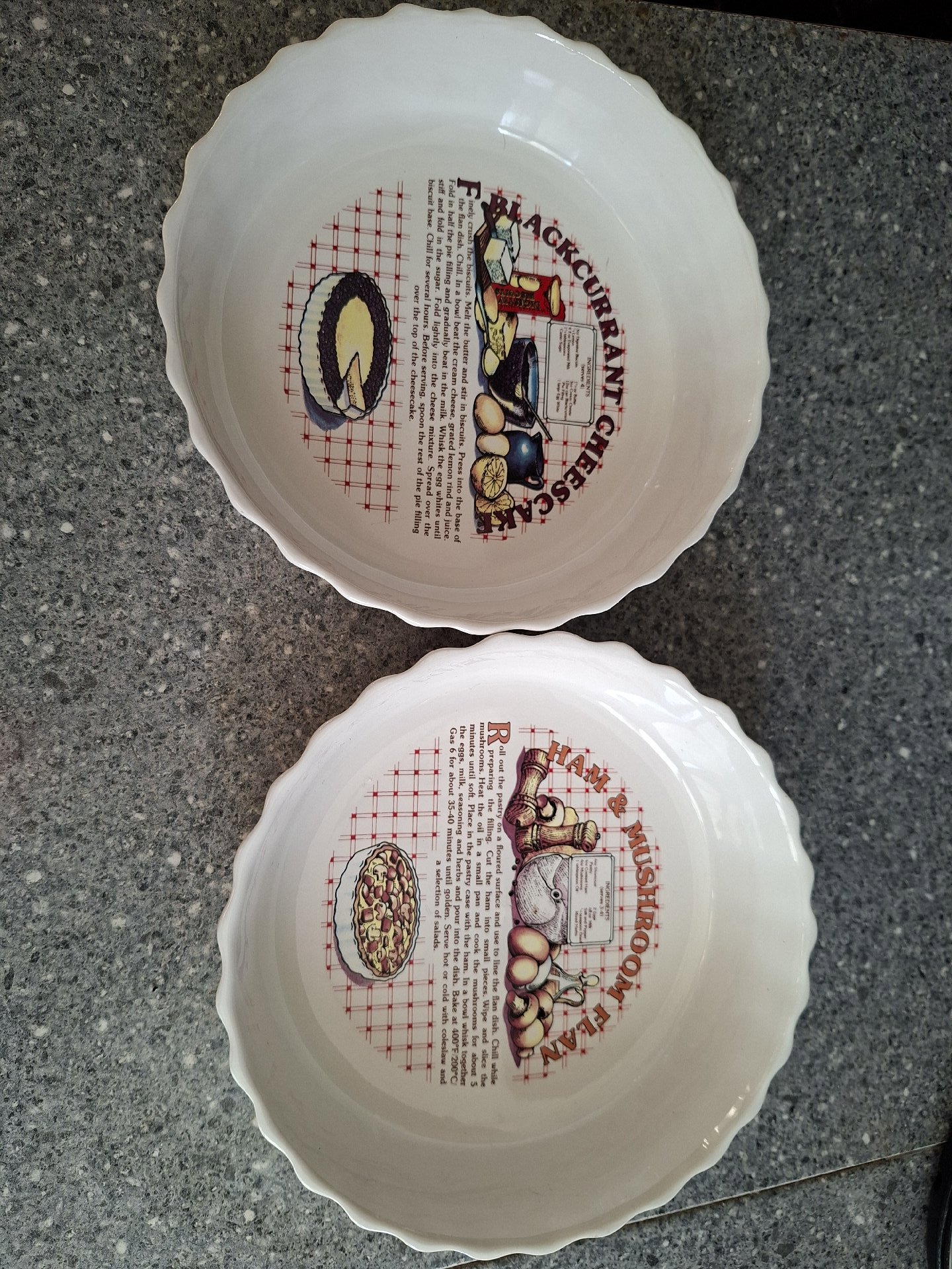 Vintage pie dishes , msm, Medium, Like New condition — preloved on SilentSale®