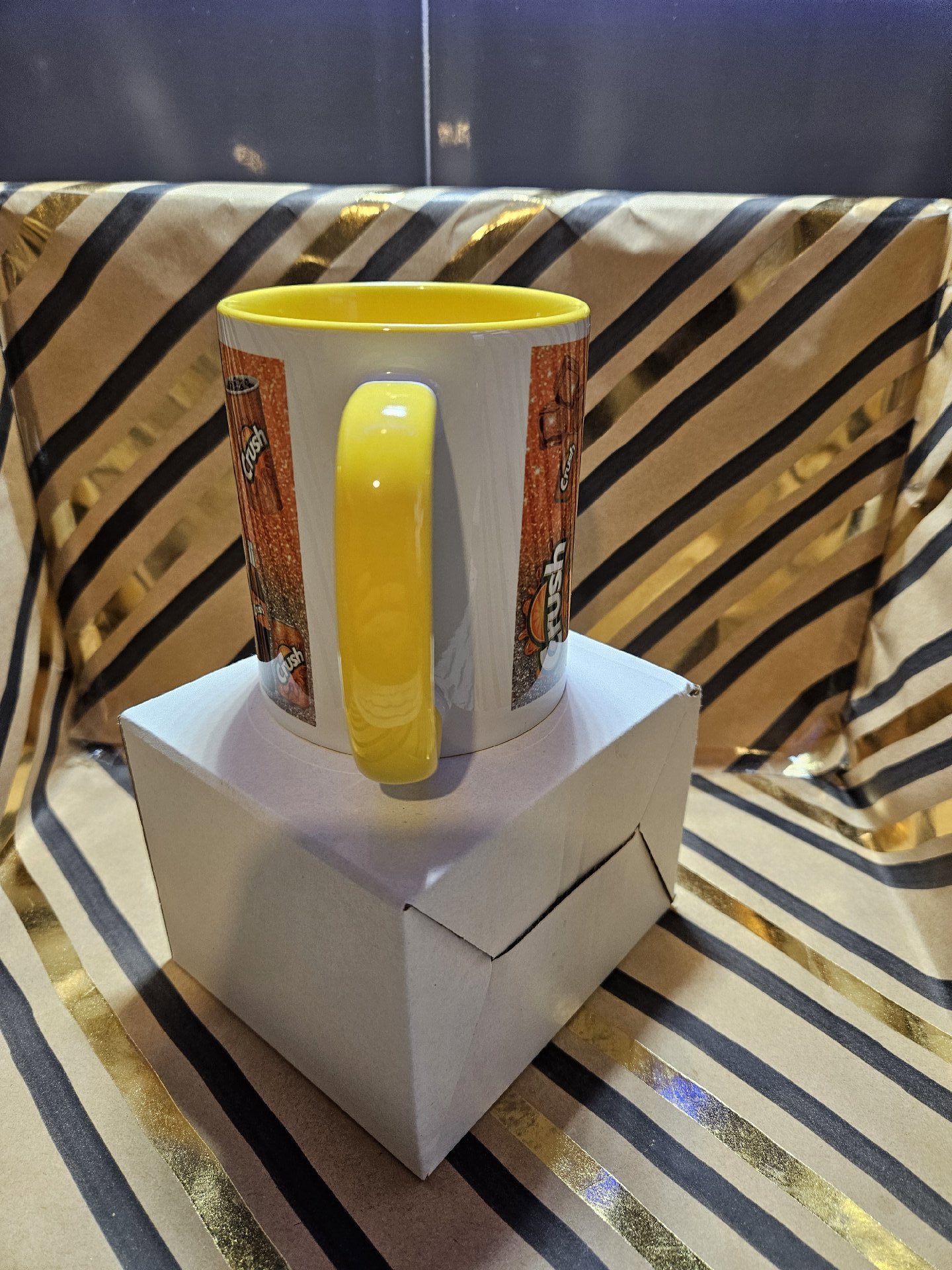 Orange Crush Yellow Ceramic Mug, Unbranded, One Size, New condition — preloved on SilentSale®
