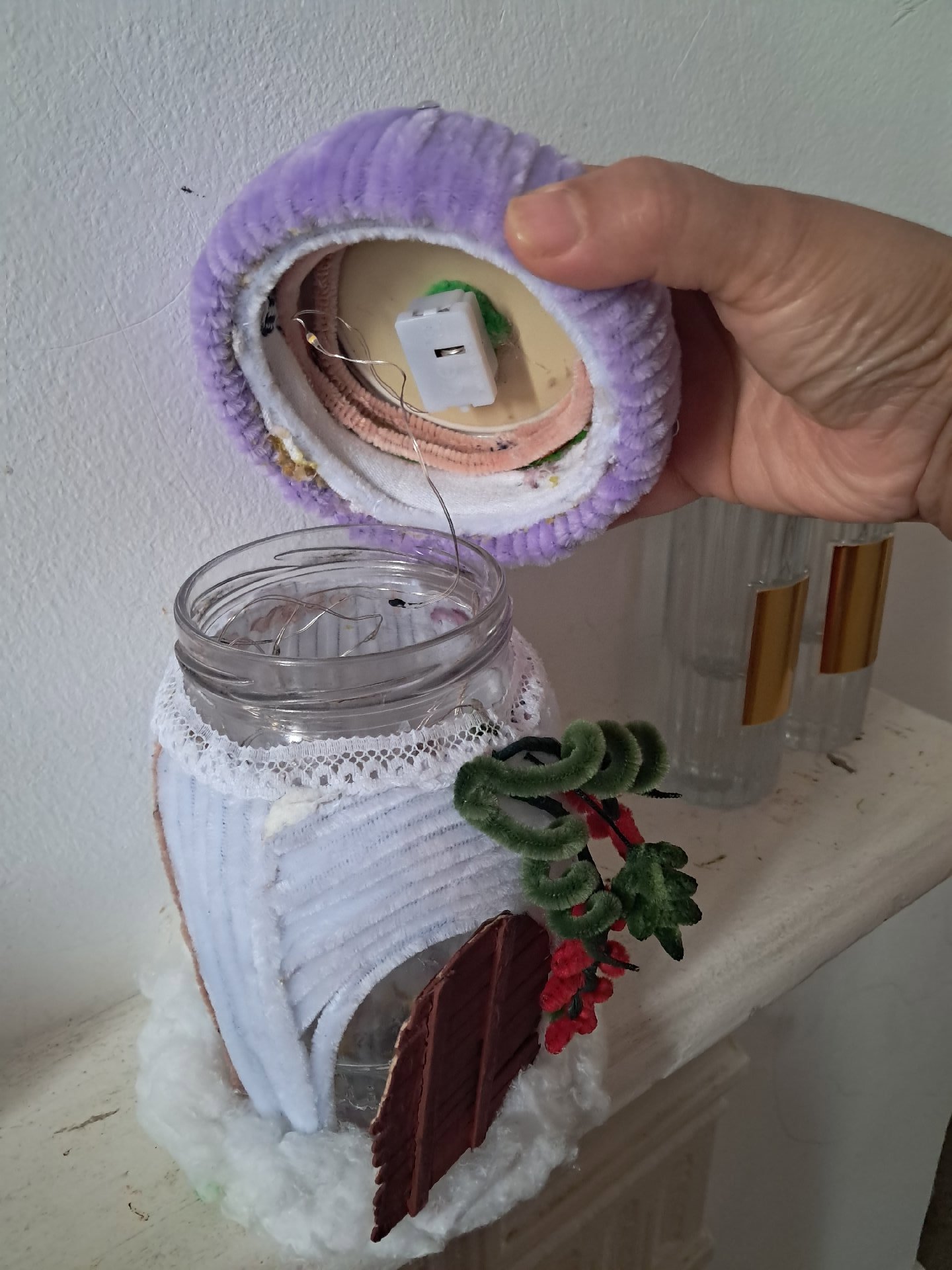 Purple Mushroom Fairy Light Decoration, Unbranded, Medium, Like New condition — preloved on SilentSale®