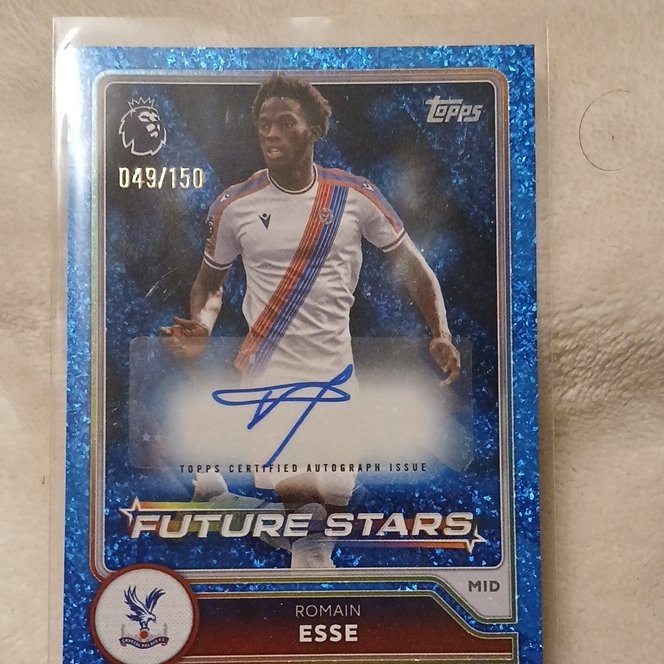Topps Future Stars Romain Esse Autograph Football Card 049/150, Topps, One Size, Excellent condition — preloved on SilentSale®