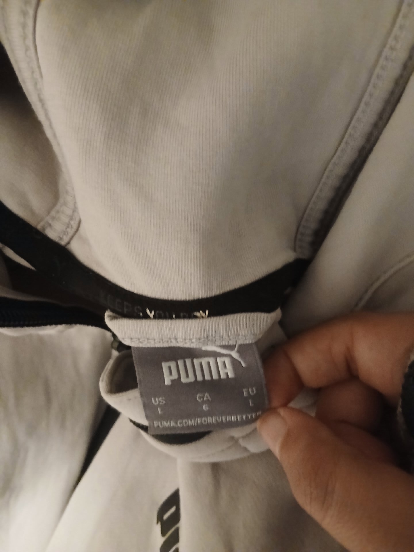 Puma Grey Hooded Tracksuit Set – Size L, Puma, L, Excellent condition — preloved on SilentSale®