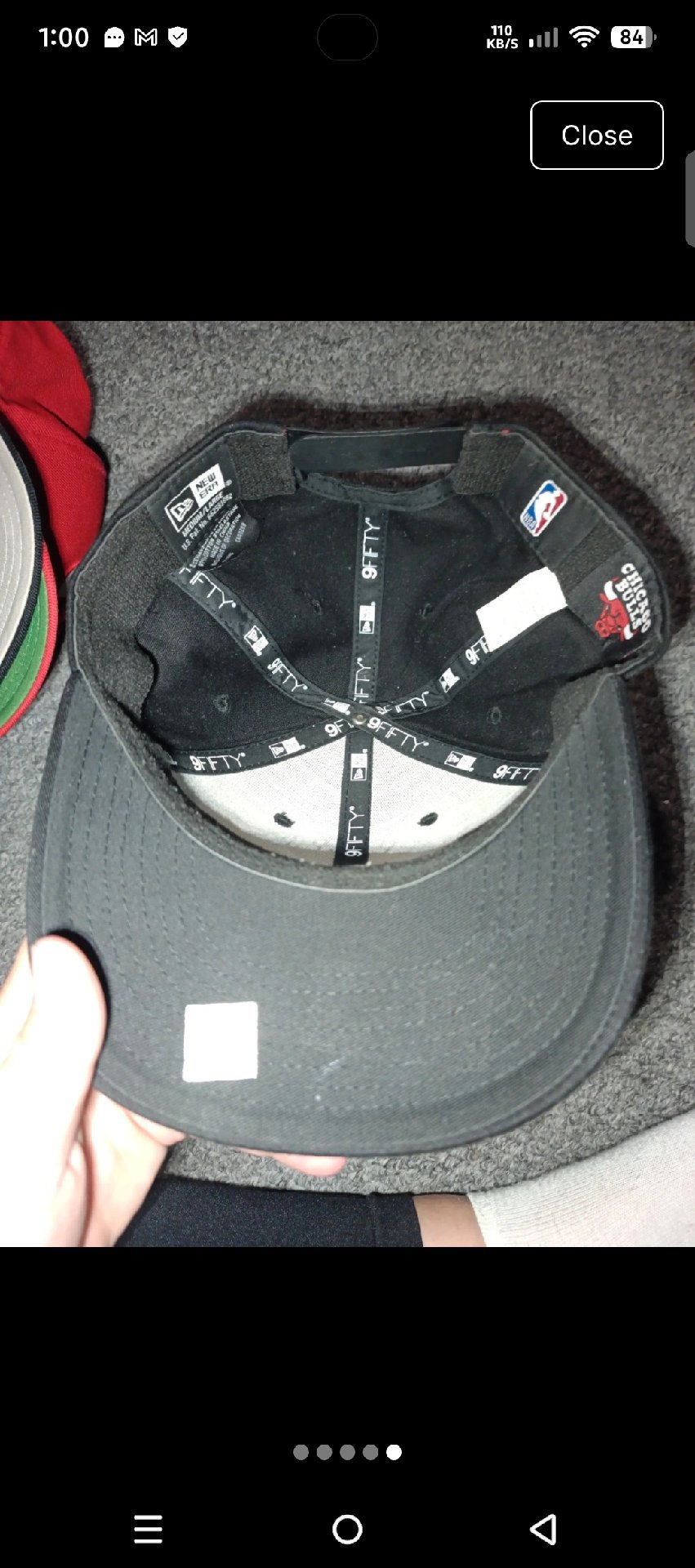 Mitchell & Ness Chicago Bulls Baseball Cap Camouflage Brim, Mitchell & Ness, L, Good condition — preloved on SilentSale®