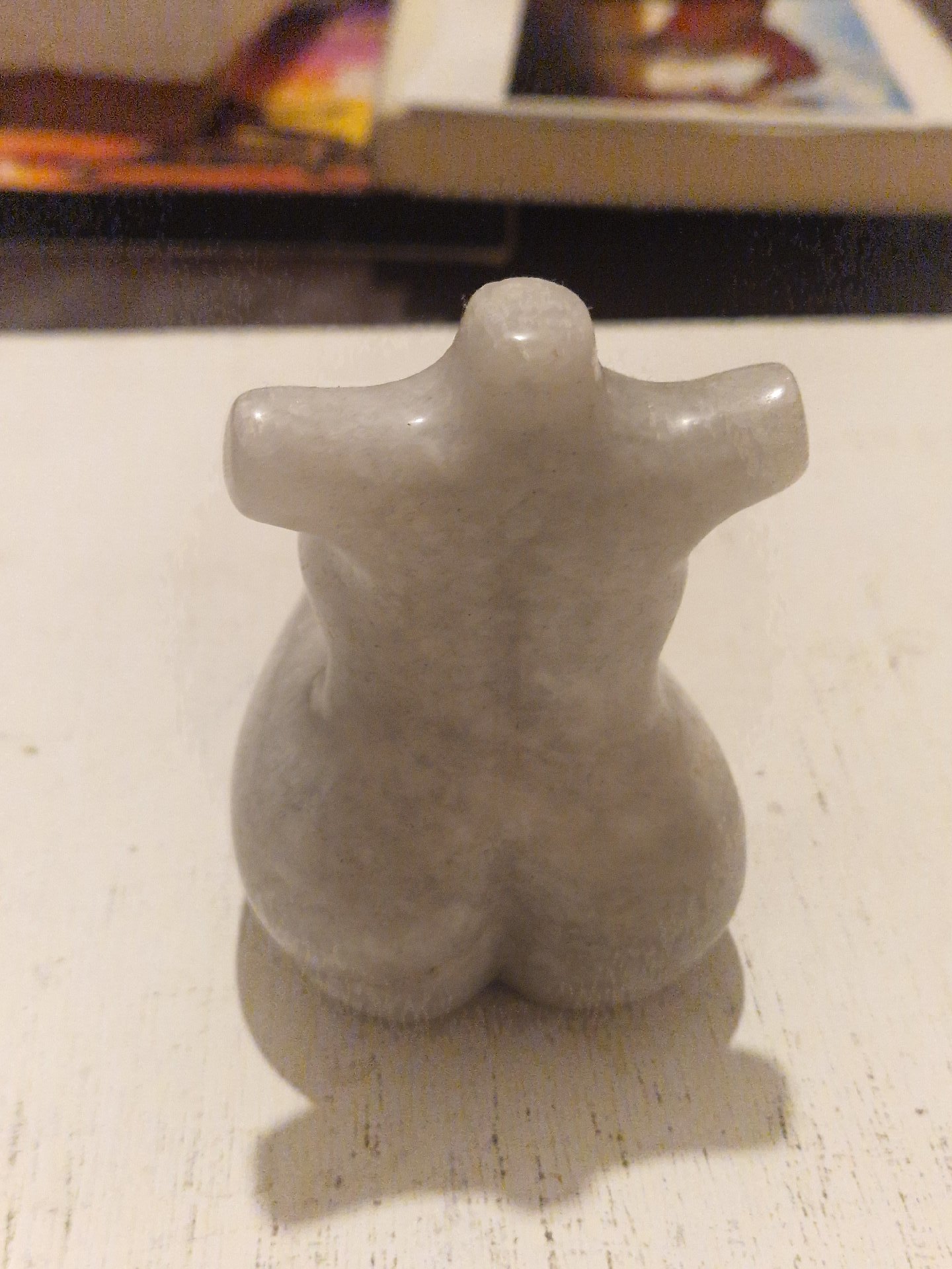 Alabaster sculpture depicting an abstract female torso, Unbranded, One Size, Excellent condition — preloved on SilentSale®
