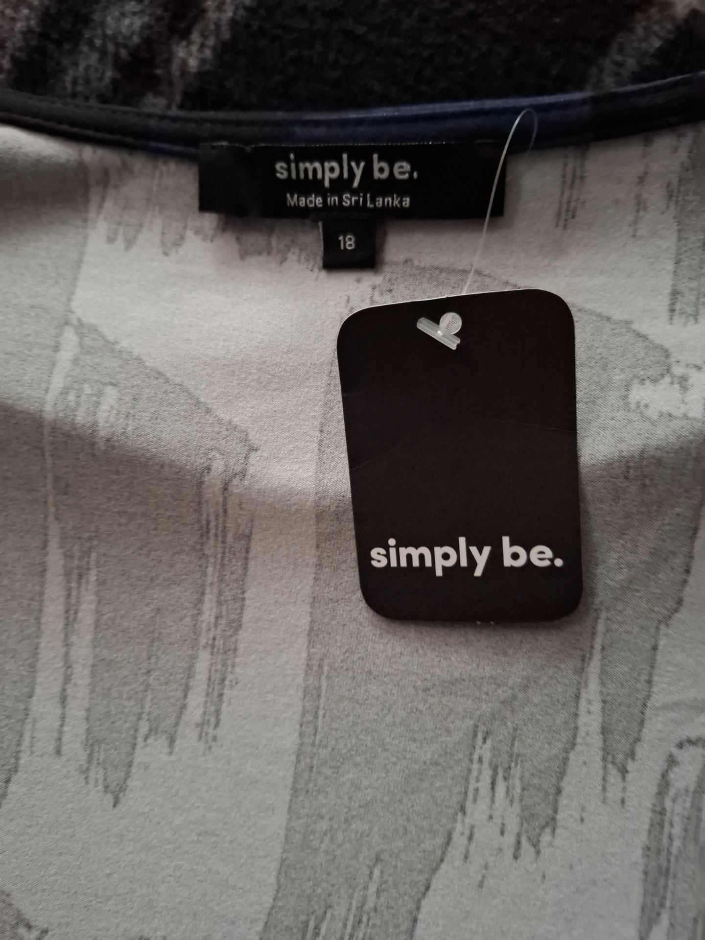 Simply Be Blue V-Neck Supersoft Dress – Size 18, Simply Be, 18, New condition — preloved on SilentSale®