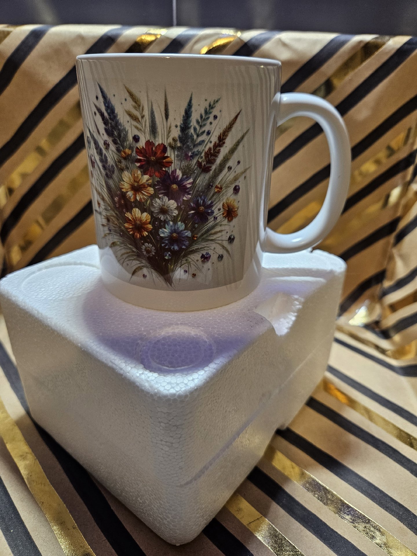 Floral Print Ceramic Mug, Unbranded, One Size, New condition — preloved on SilentSale®