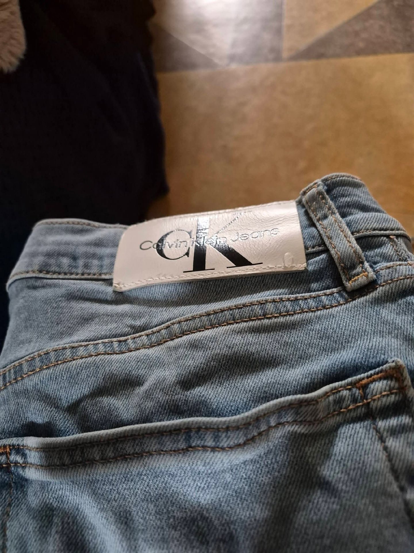 Calvin Klein Jeans Light Blue Denim Shorts – W32, Calvin Klein, One Size, New condition — preloved on SilentSale®