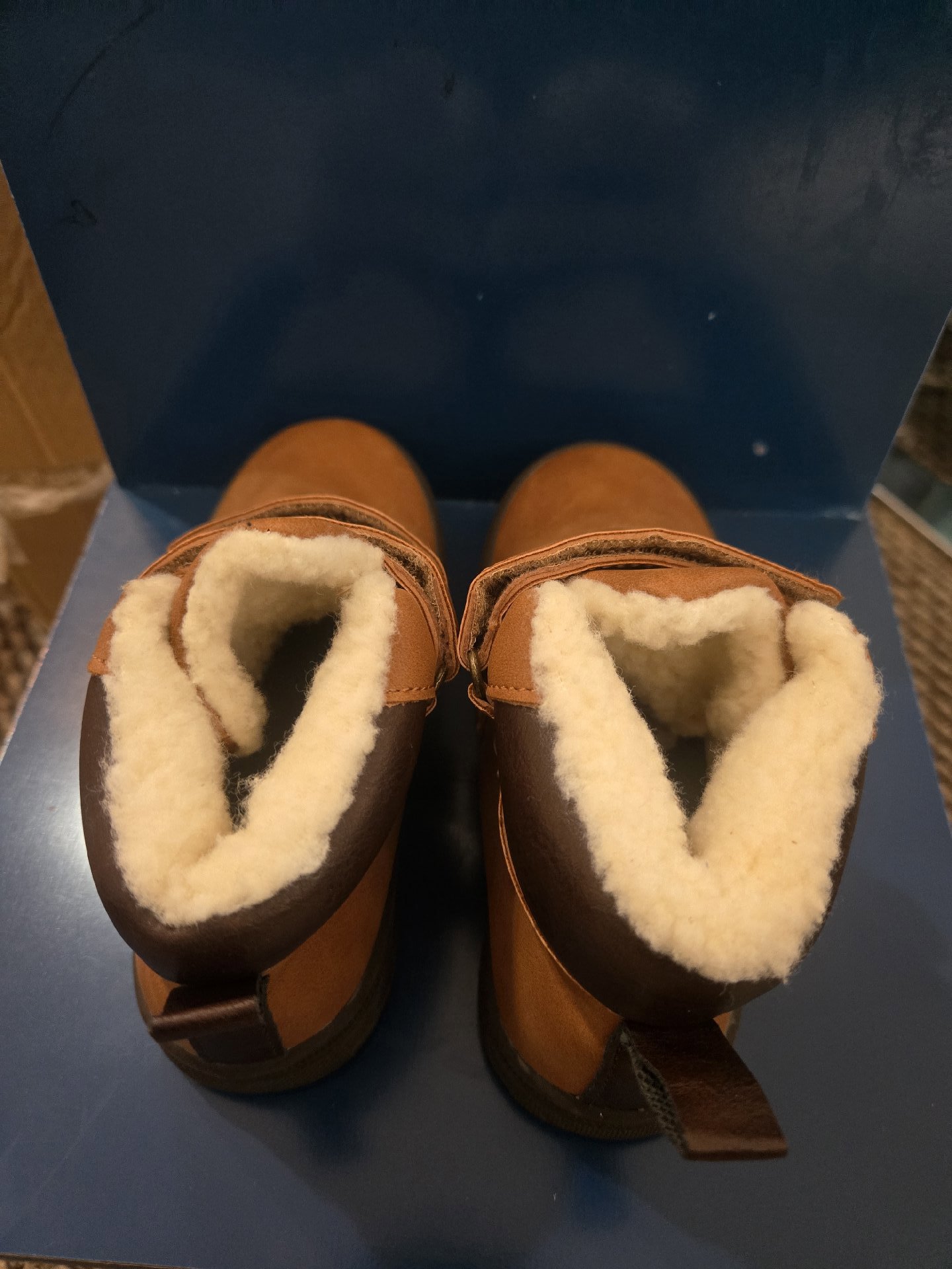 Brown Kids Winter Boots with Faux Fur Lining, Unbranded, 10, New condition — preloved on SilentSale®