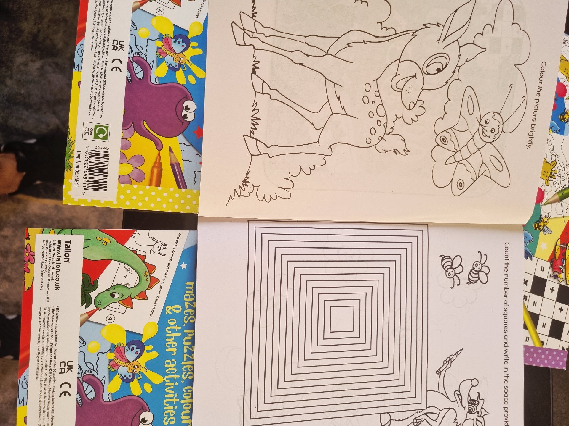 Activity books for kids, Tallon, Small, New condition — preloved on SilentSale®