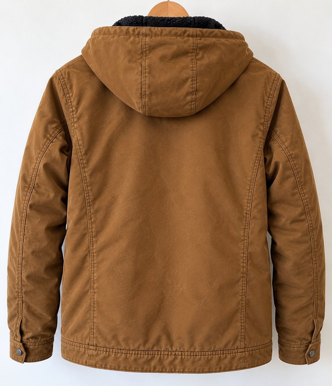 Brown Hooded Sherpa Lined Jacket, Old Navy, M, Excellent condition — preloved on SilentSale®