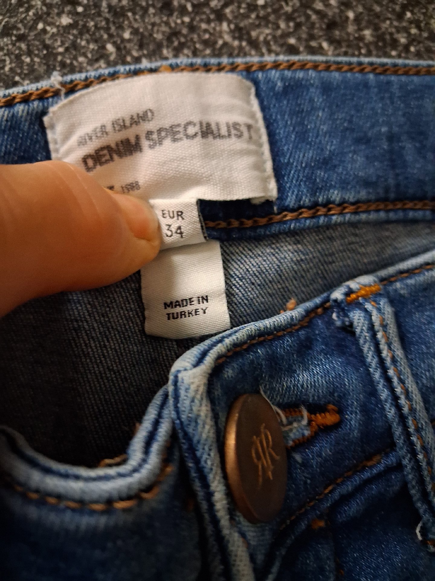 River Island Molly Blue Skinny Jeans – EUR 34/ UK 8., River Island, EUR 34, Like New condition — preloved on SilentSale®