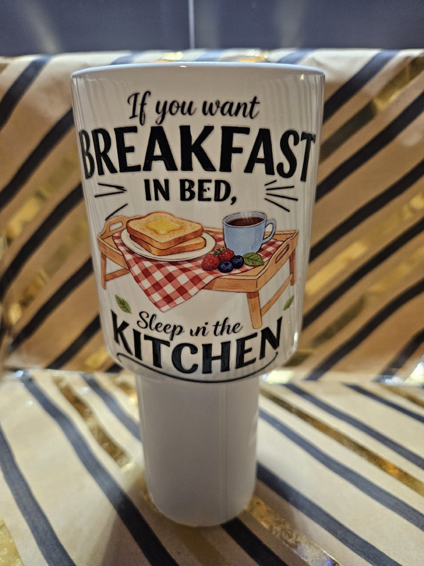 Novelty Breakfast In Bed Mug, Unbranded, One Size, New condition — preloved on SilentSale®