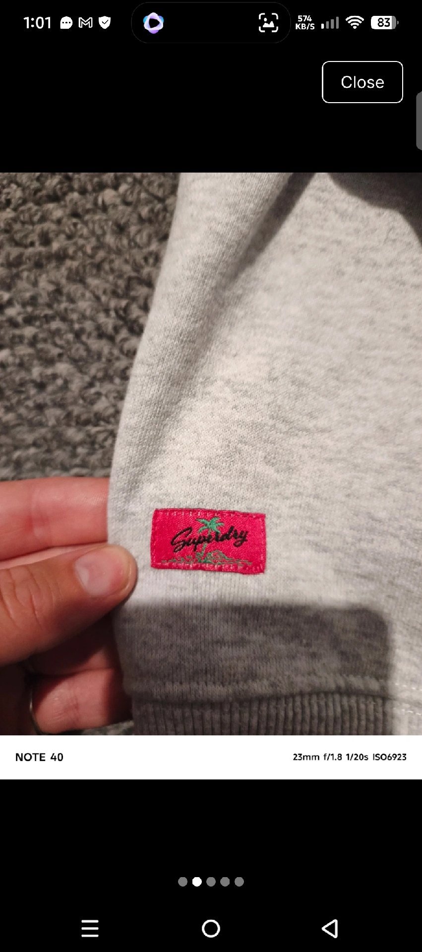 Superdry Grey Graphic Sweatshirt – UK 10, Superdry, 10, Excellent condition — preloved on SilentSale®