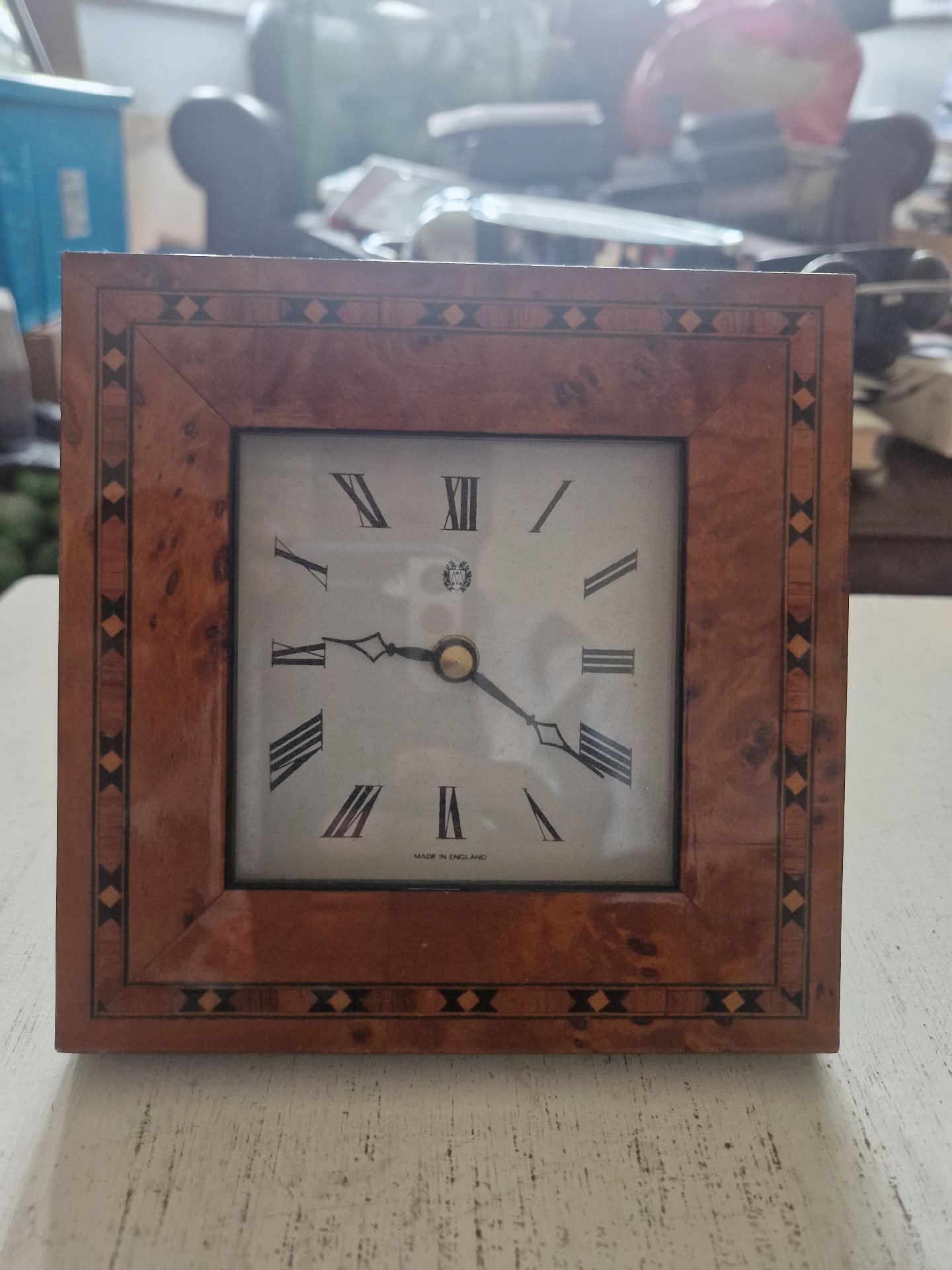 Kienzle Quartz Wooden Mantel Clock with Roman Numerals, Kienzle, One Size, Good condition — preloved on SilentSale®