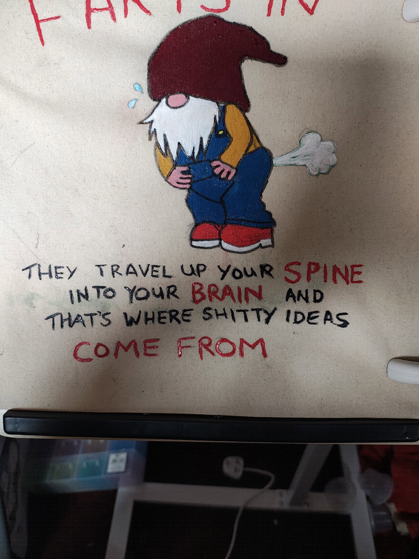 Hand painted tote bags , Unbranded, Tote, Excellent condition — preloved on SilentSale®