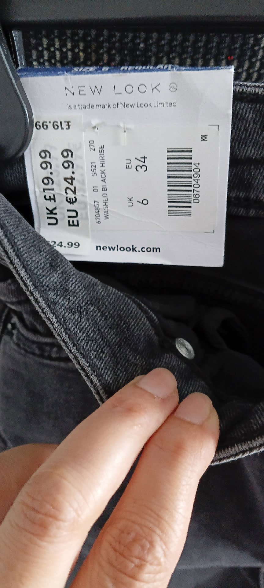 New Look Ashleigh High Rise Skinny Jeans Black – UK 6, New Look, 6, New condition — preloved on SilentSale®