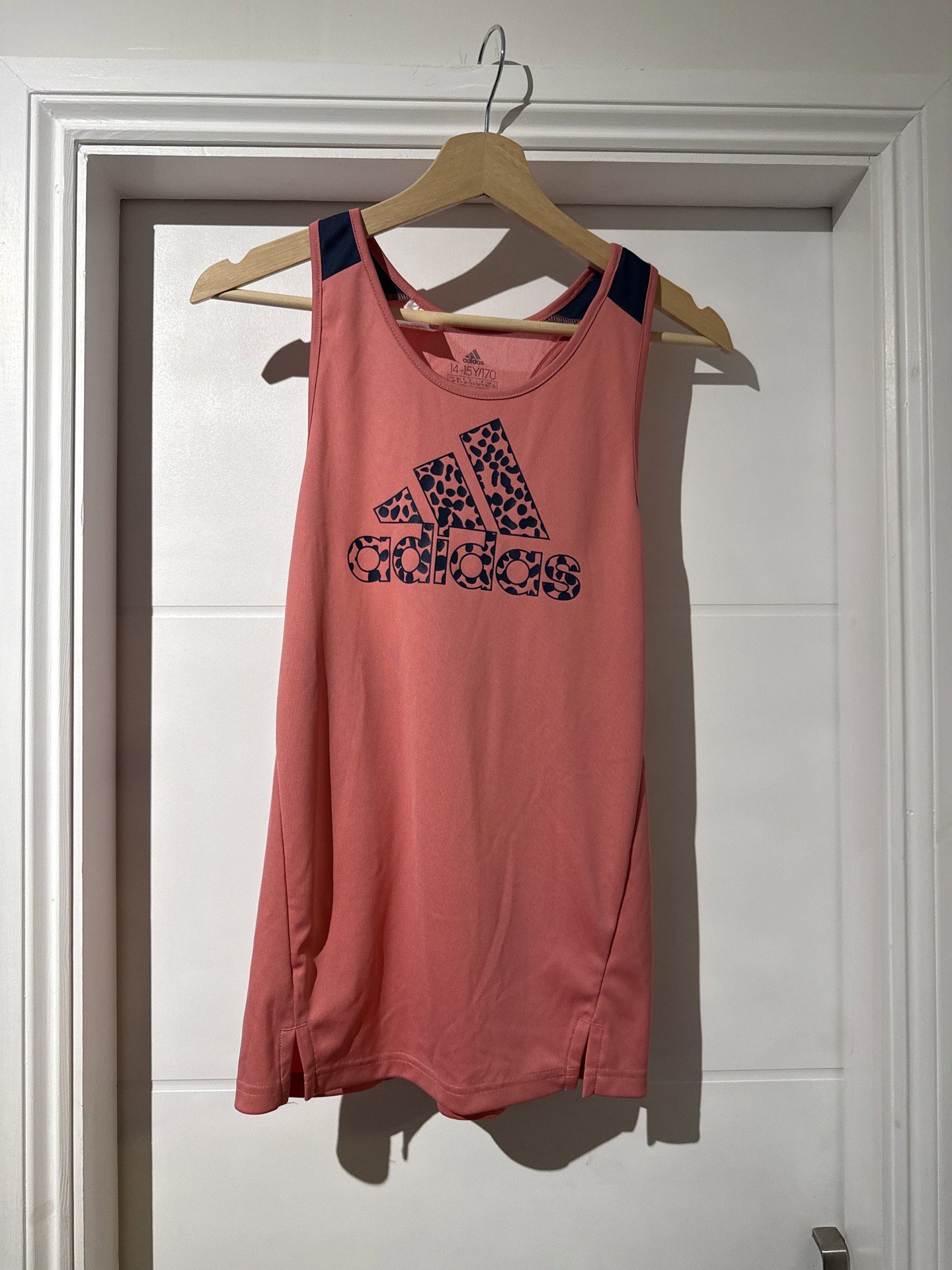 Adidas Pink Sports Vest Top – Age 14-15 Y / 170 cm, Adidas, 14-15 Y / 170 cm, Like New condition — preloved on SilentSale®