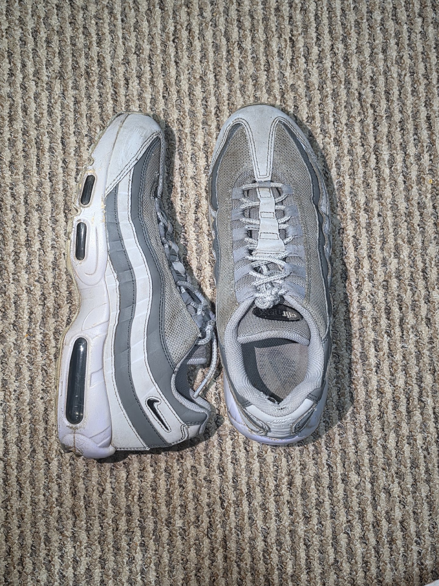 Nike Air Max 95 Essential Grey Trainers, Nike, 8, Good condition — preloved on SilentSale®