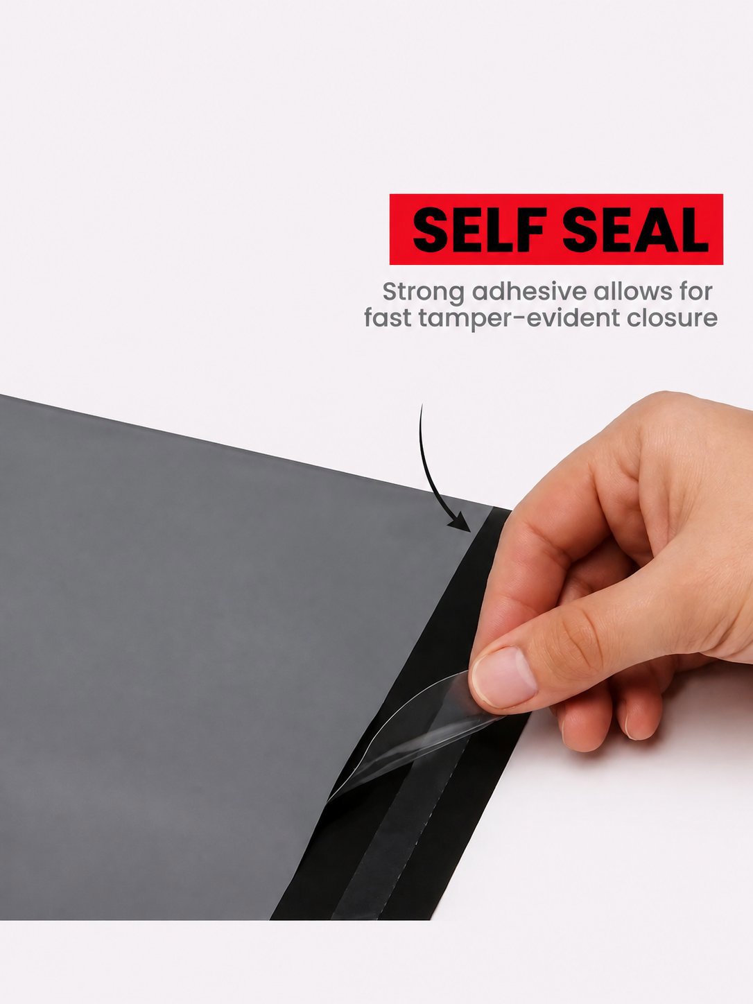 Pack of 100 Black Self Seal Poly Mailer Bags 4.5x7 Inches, Unbranded, One Size, New condition — preloved on SilentSale®