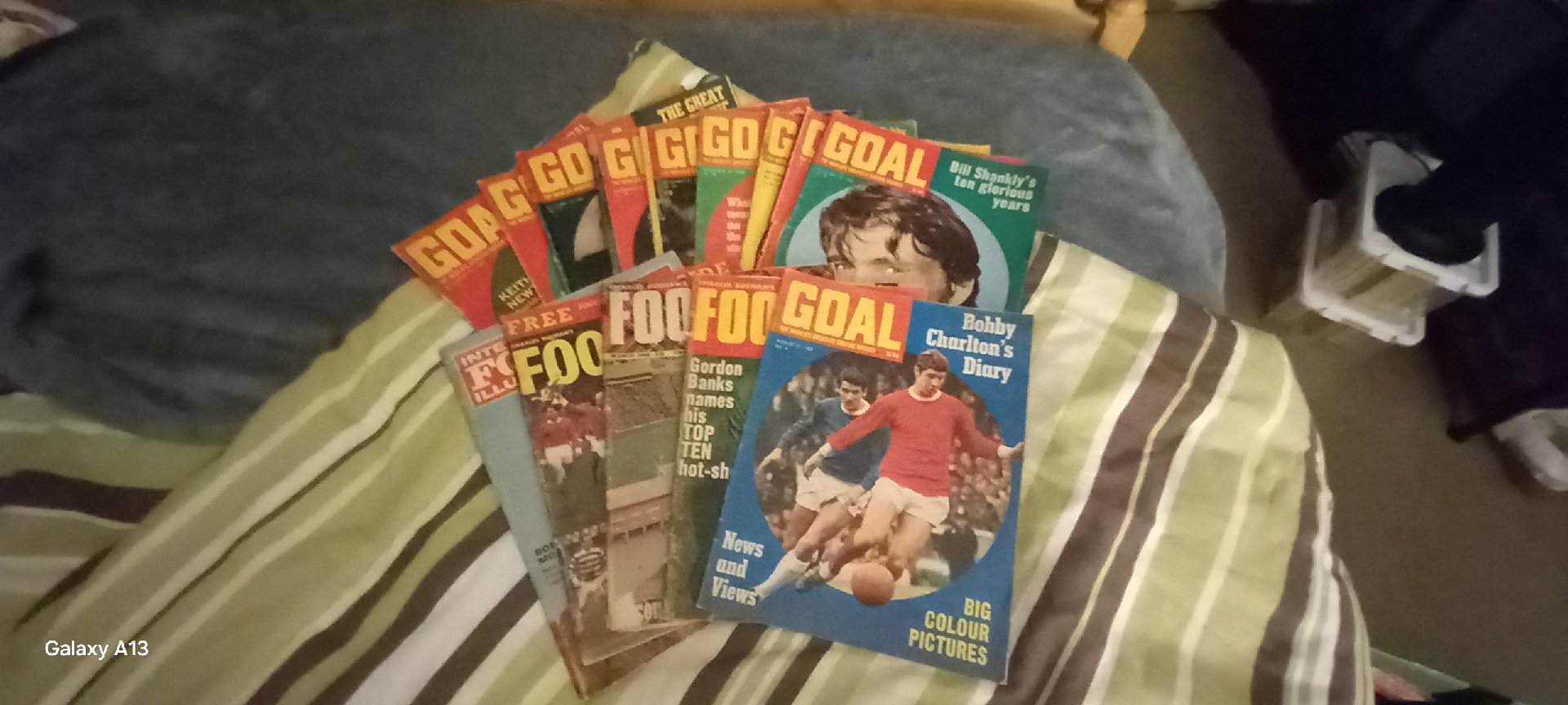 Vintage Football Magazines Including Bobby Charlton's Diary, Vintage, Paperback, Good condition — preloved on SilentSale®