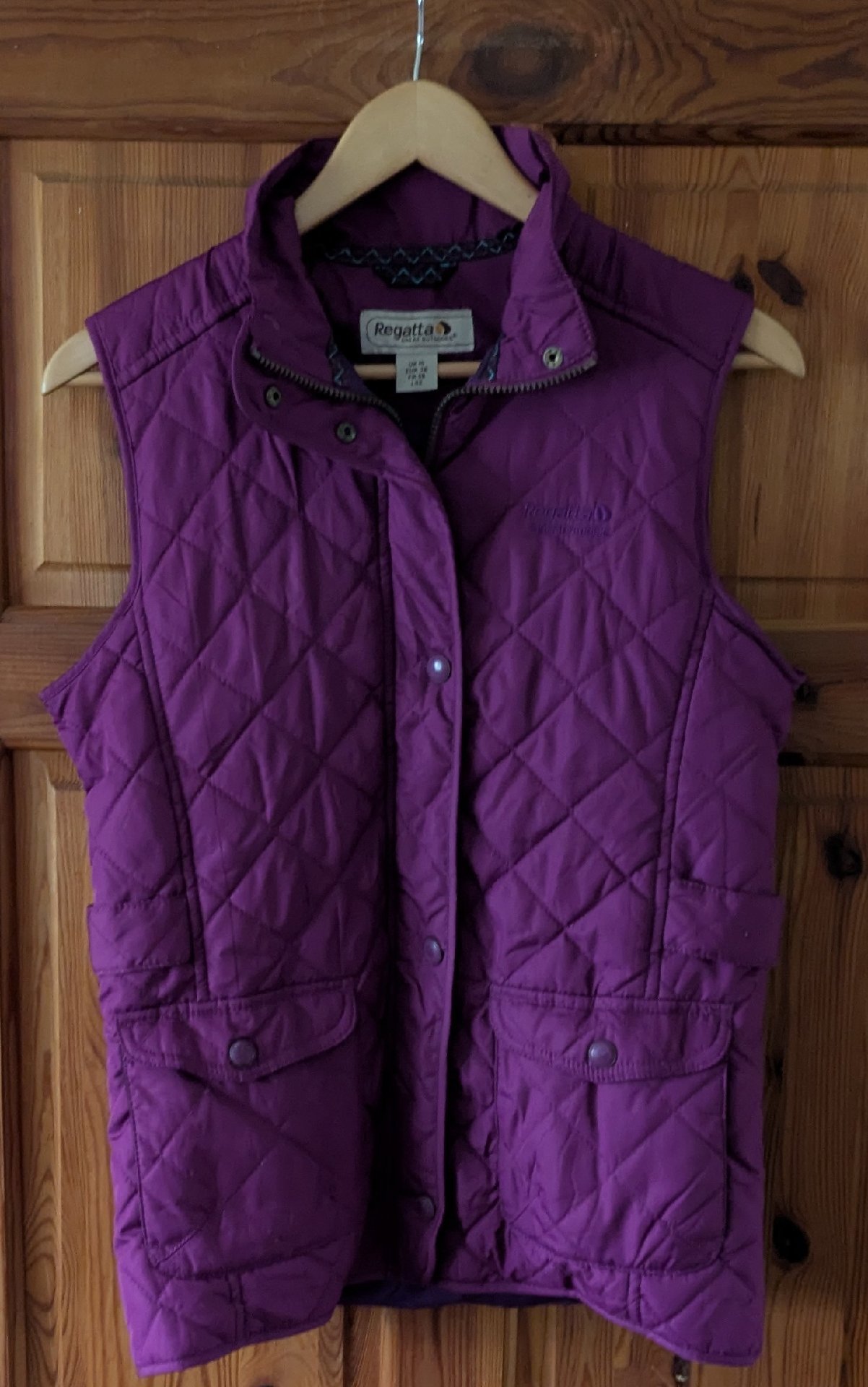 Regatta Purple Quilted Gilet Waistcoat – Size 14, Regatta, 14, Excellent condition — preloved on SilentSale®