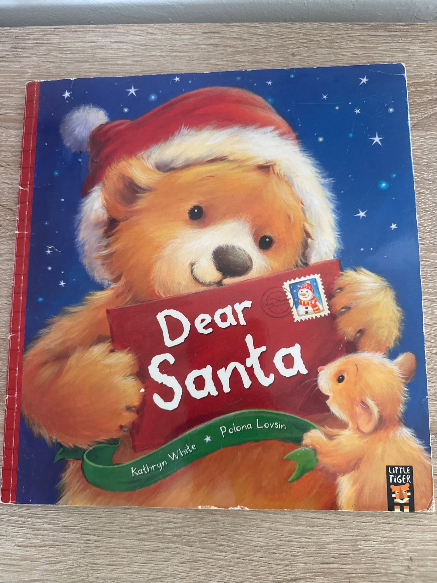 Dear Santa Children's Christmas Book by Kathryn White & Polona Lovsin, Little Tiger, One Size, Good condition — preloved on SilentSale®