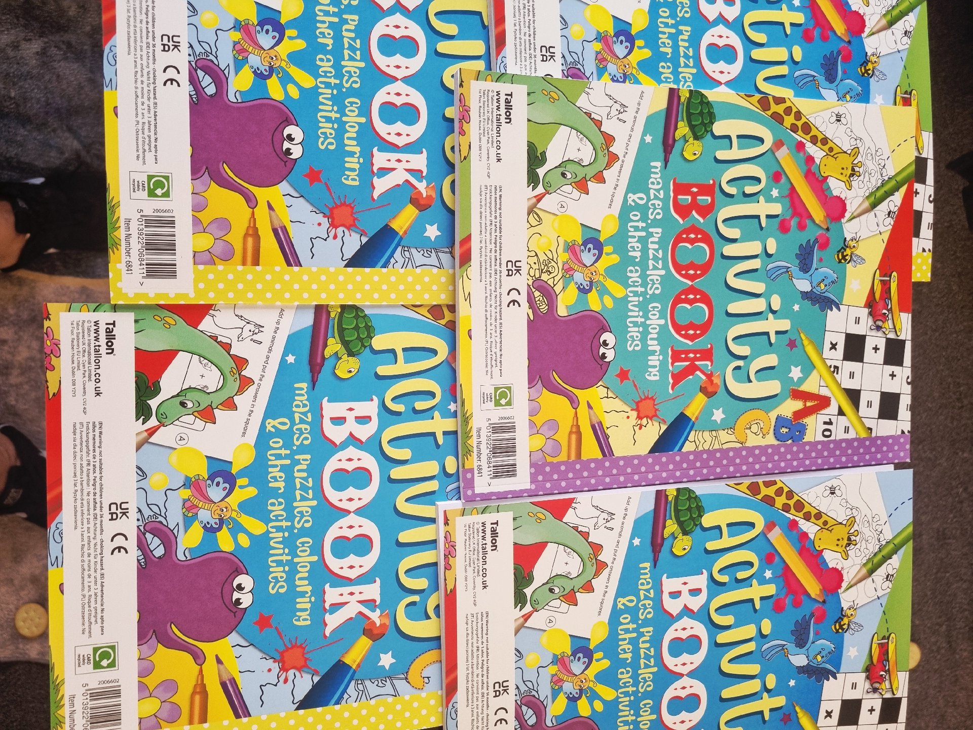 Activity books for kids, Tallon, Small, New condition — preloved on SilentSale®