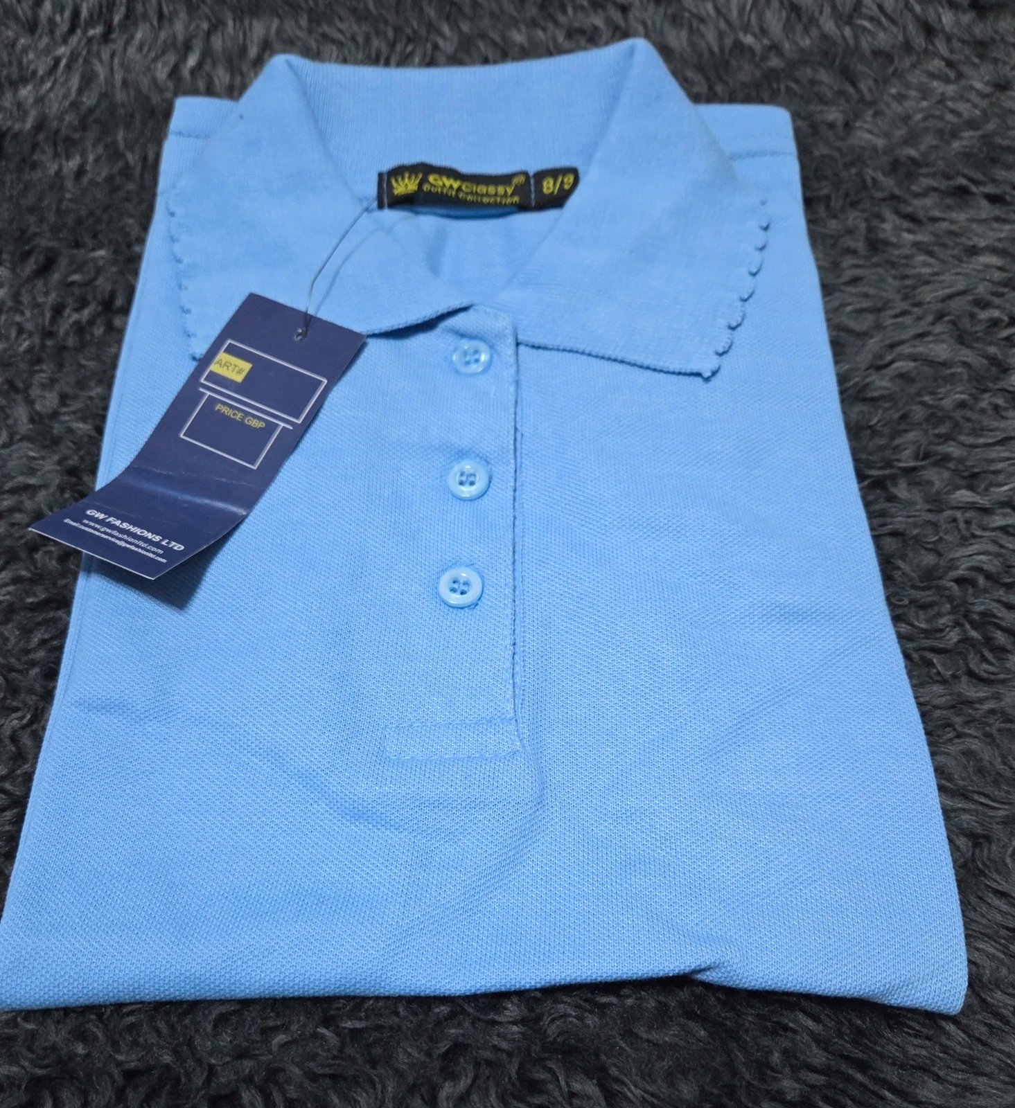 2 x Girls/Kids Short Sleeve Polo Shirt (Age 8-9), Amazon, 8 years, New condition — preloved on SilentSale®