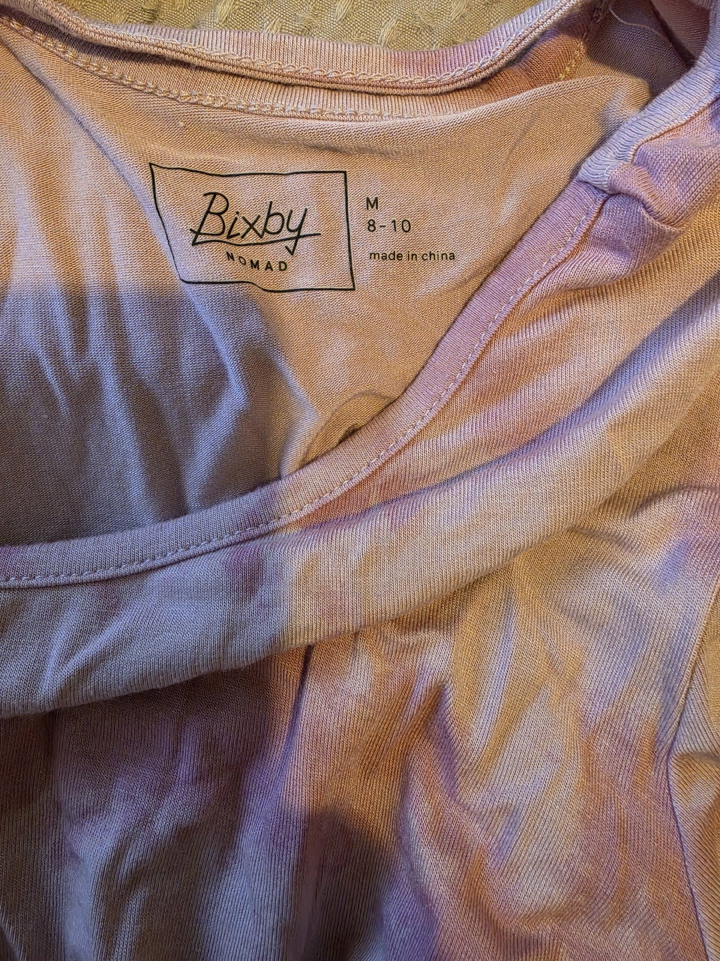 Bixby Nomad Pink Tie Dye Long Sleeve Top – Size M 8-10, Bixby Nomad, M 8-10, New condition — preloved on SilentSale®