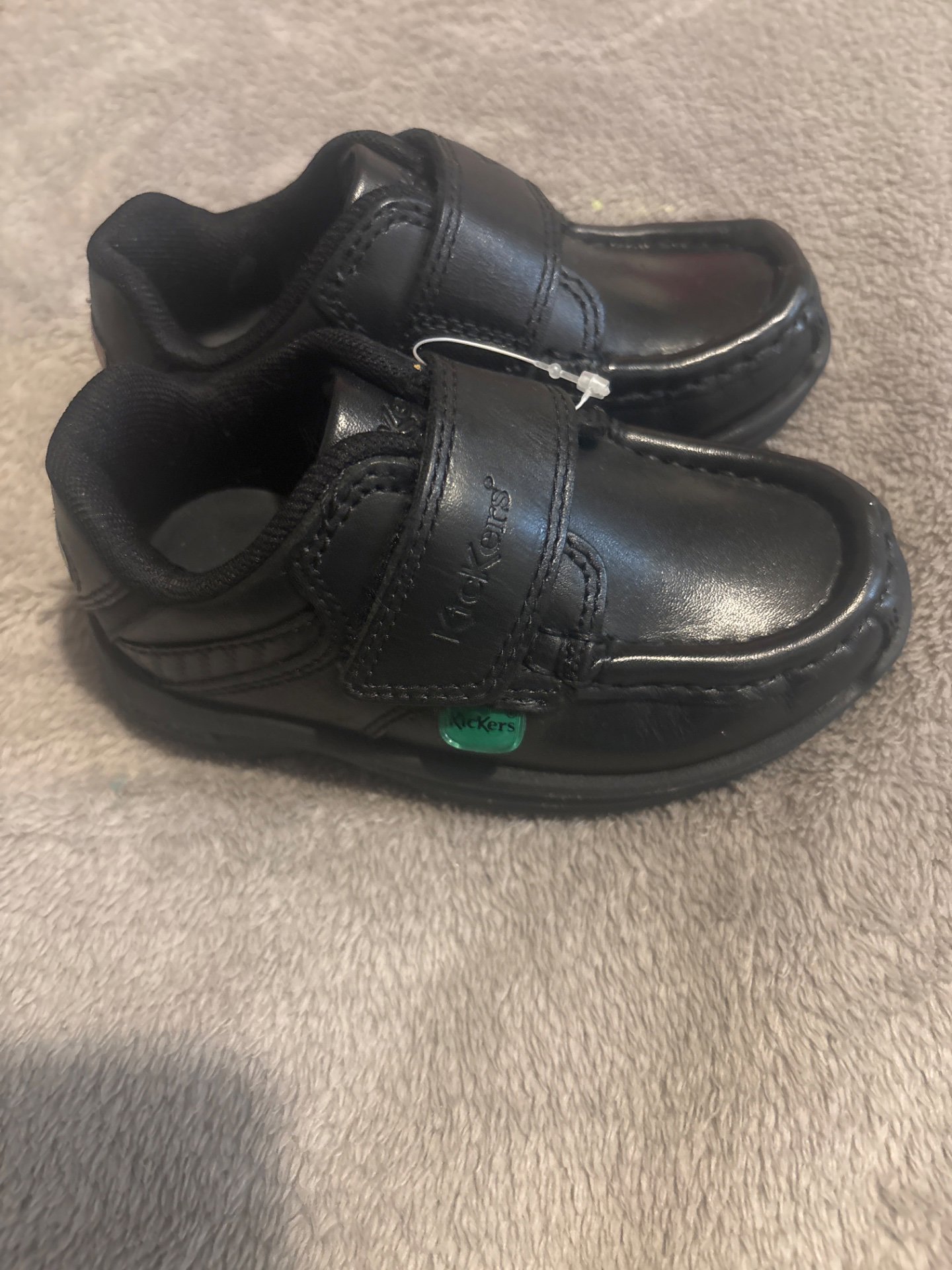 Kickers Black Leather School Shoes – UK Size 4, Kickers, 4, New condition — preloved on SilentSale®