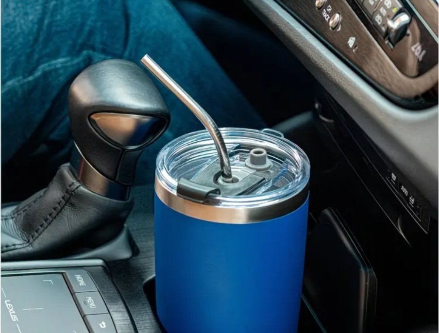 Stainless Steel Tumbler Lid Replacement Set with Straw, Unbranded, Small, New condition — preloved on SilentSale®