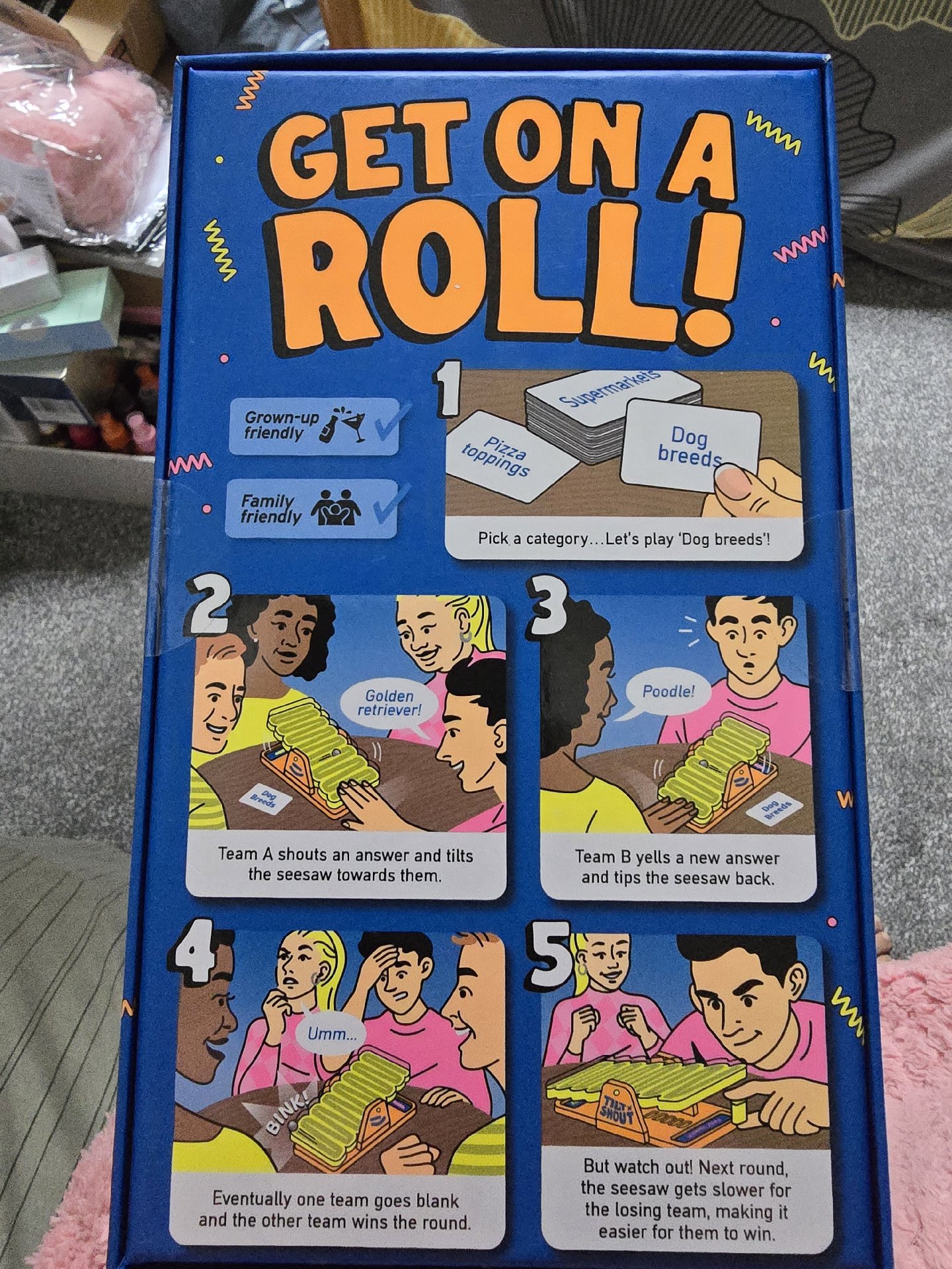Tilt 'N' Shout Board Game by Big Potato Games, Big Potato Games, One Size, New condition — preloved on SilentSale®