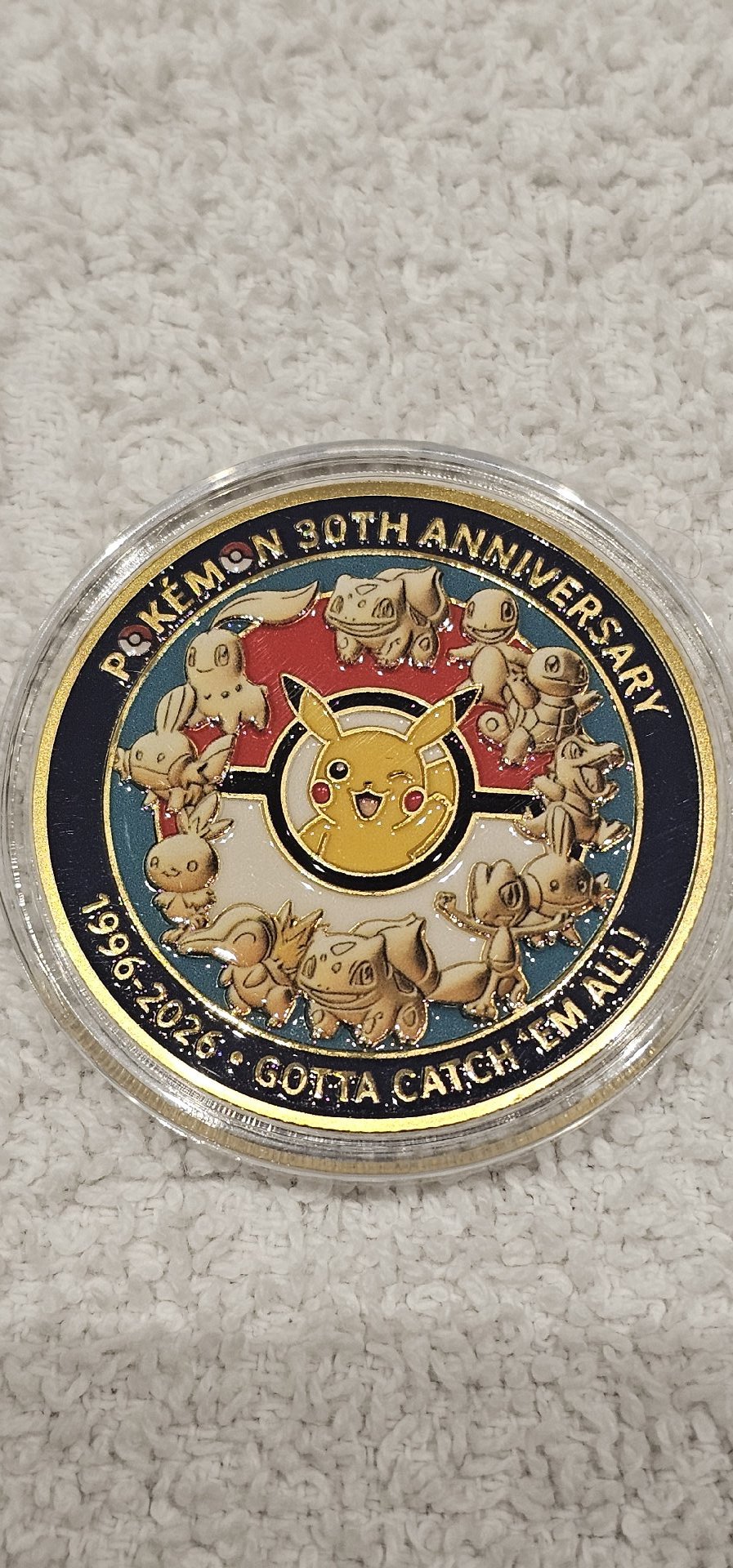 Pokemon 30th Anniversary Collectible Coin, Pokémon, Collector's Edition, New condition — preloved on SilentSale®