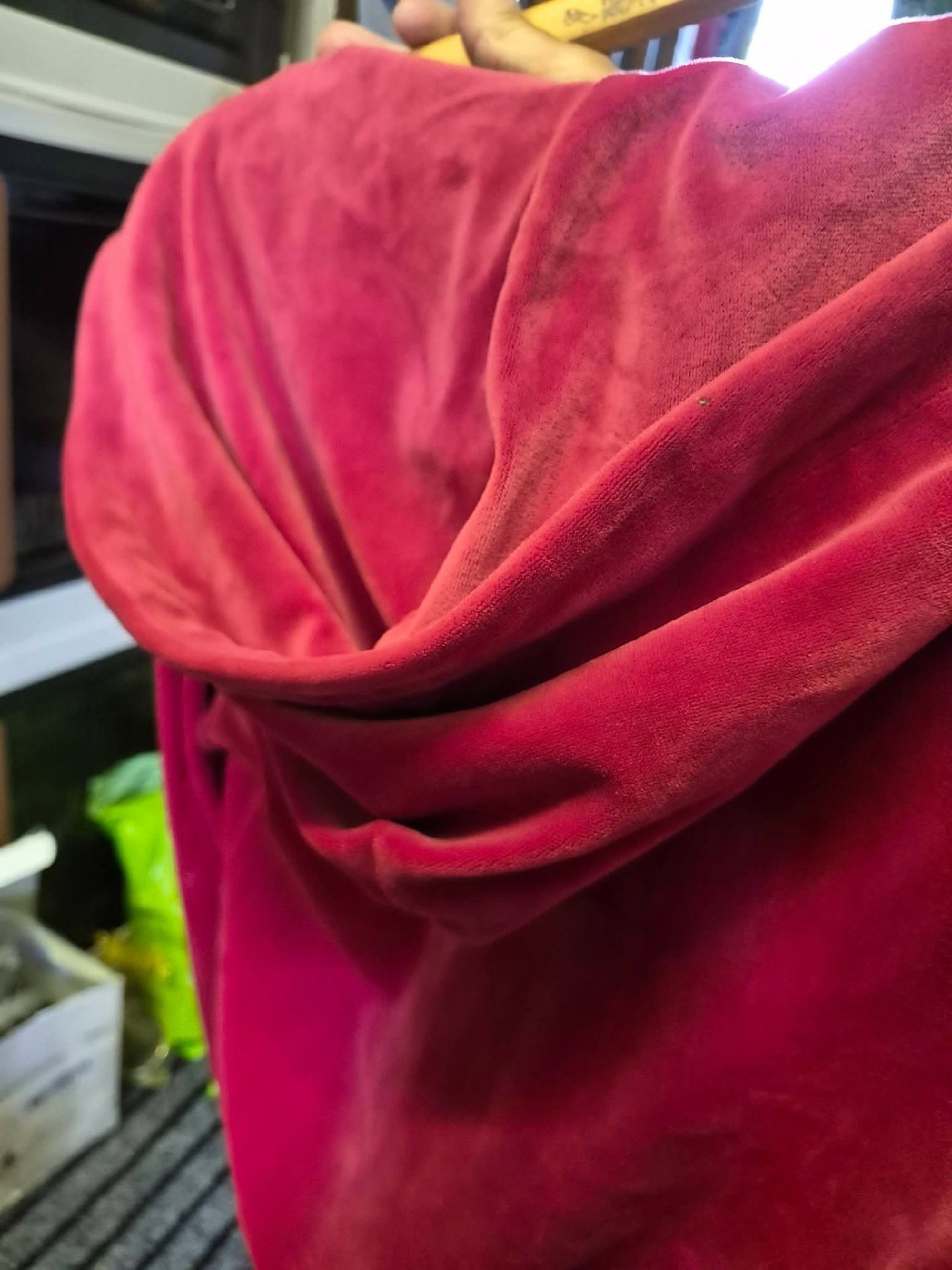Juicy Couture Red Velour Zip-Up Hoodie – XXS, Juicy Couture, XXS, New condition — preloved on SilentSale®