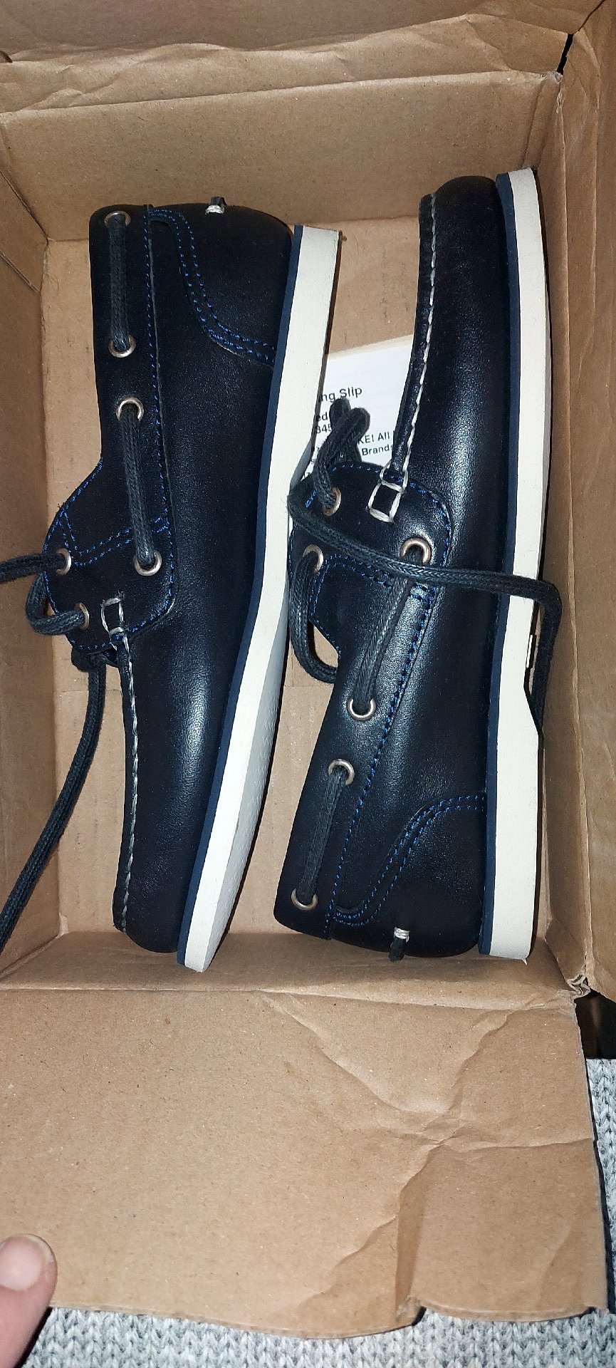 Timberland Black Leather Boat Shoes – UK 4.5, Timberland, 4.5, Excellent condition — preloved on SilentSale®